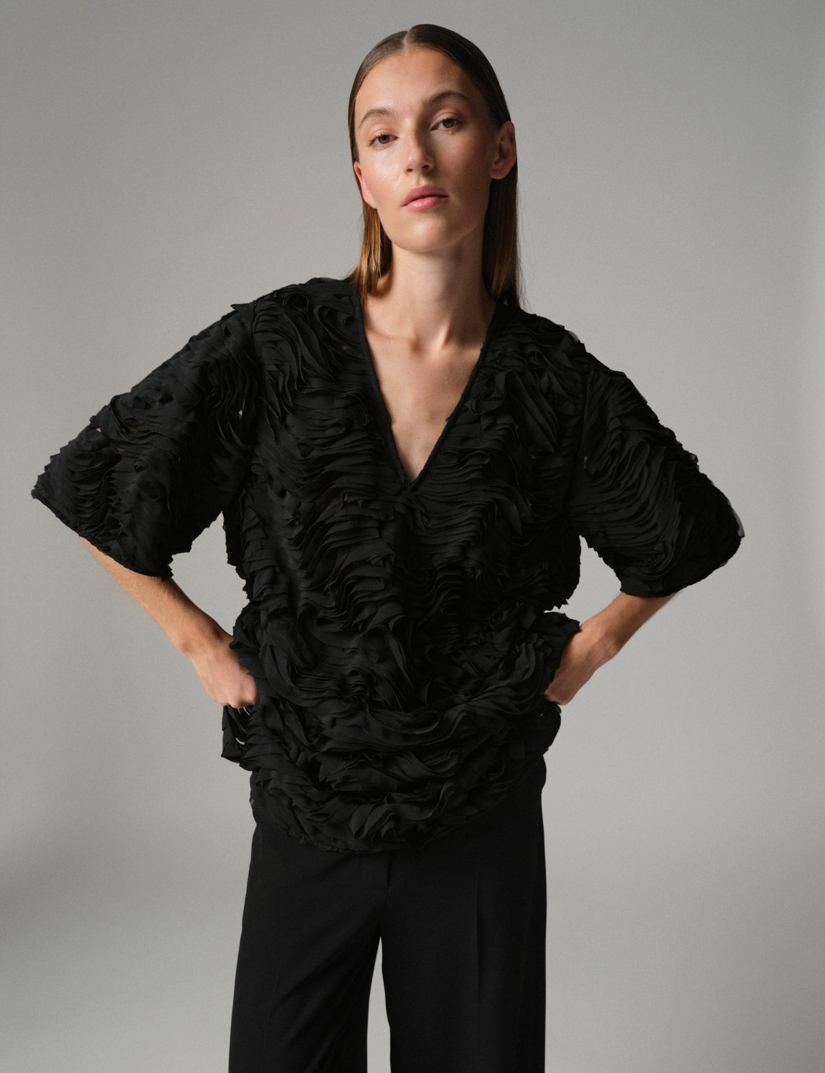 DAY Birger ét Mikkelsen DAYTatia - Ruffled Lacy - Dress Dress 190303 Black