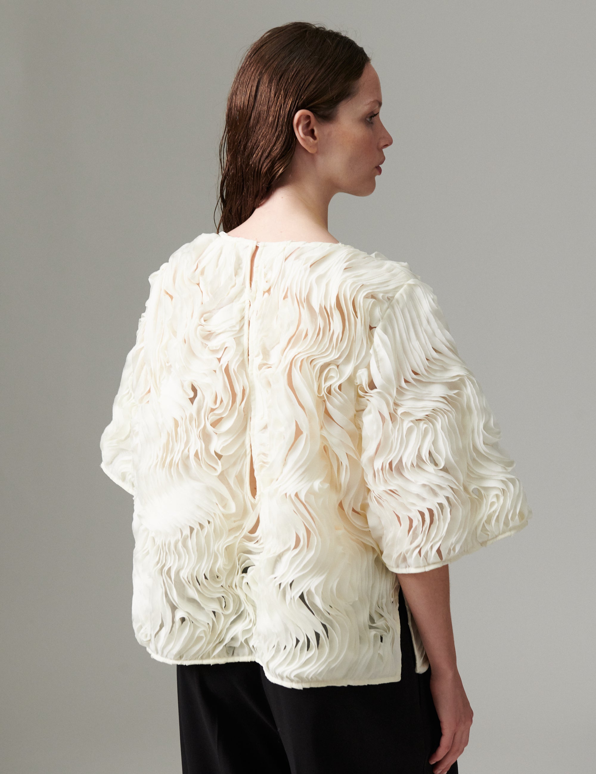 DAY Birger ét Mikkelsen DAYTatiana - Ruffled Lacy - Top Top 110605 Jet Stream