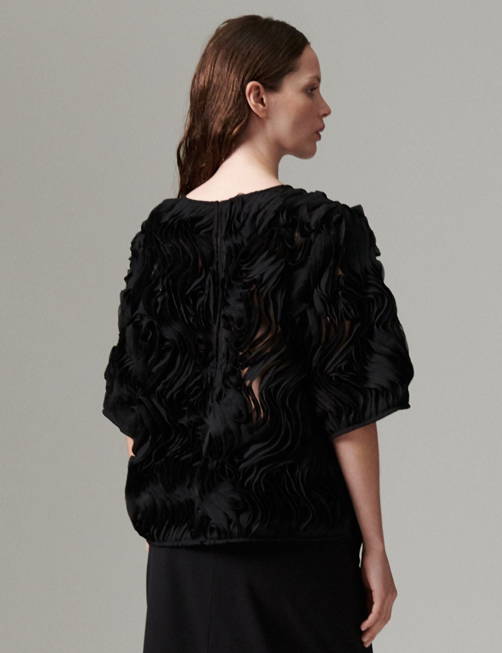 DAY Birger ét Mikkelsen DAYTatiana - Ruffled Lacy - Top Top 190303 Black