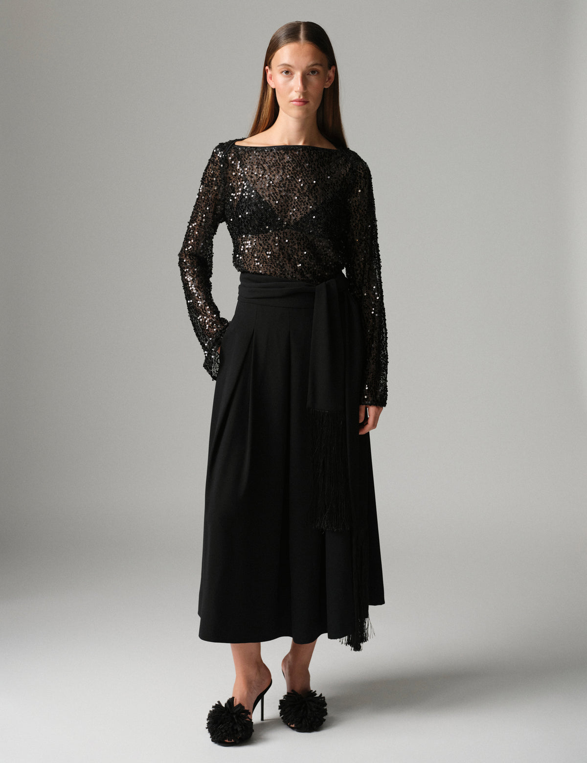 DAY Birger ét Mikkelsen DAYTuana - Shimmering Night - Blouse Blouse 190303 Black