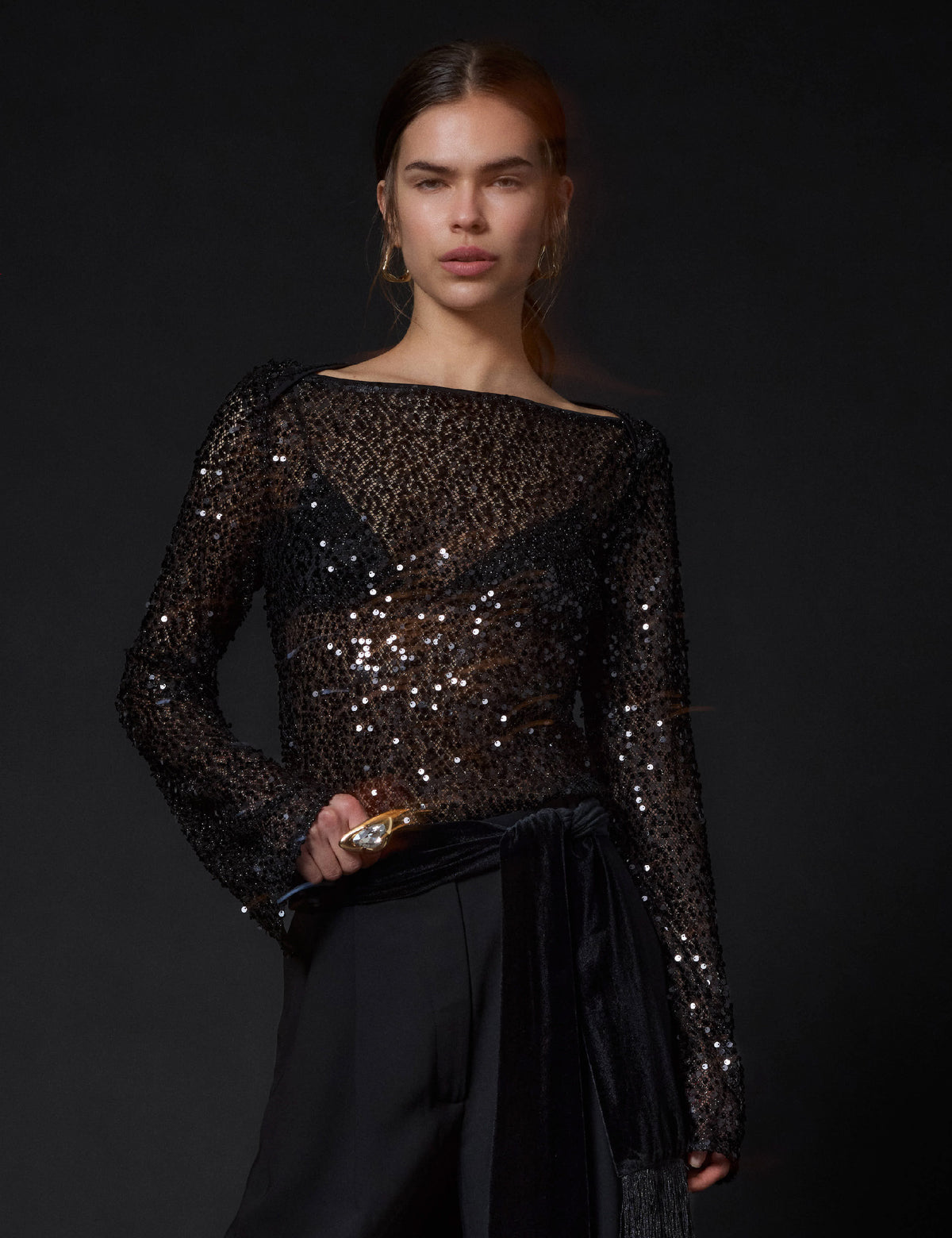 DAY Birger ét Mikkelsen DAYTuana - Shimmering Night - Blouse Blouse 190303 Black