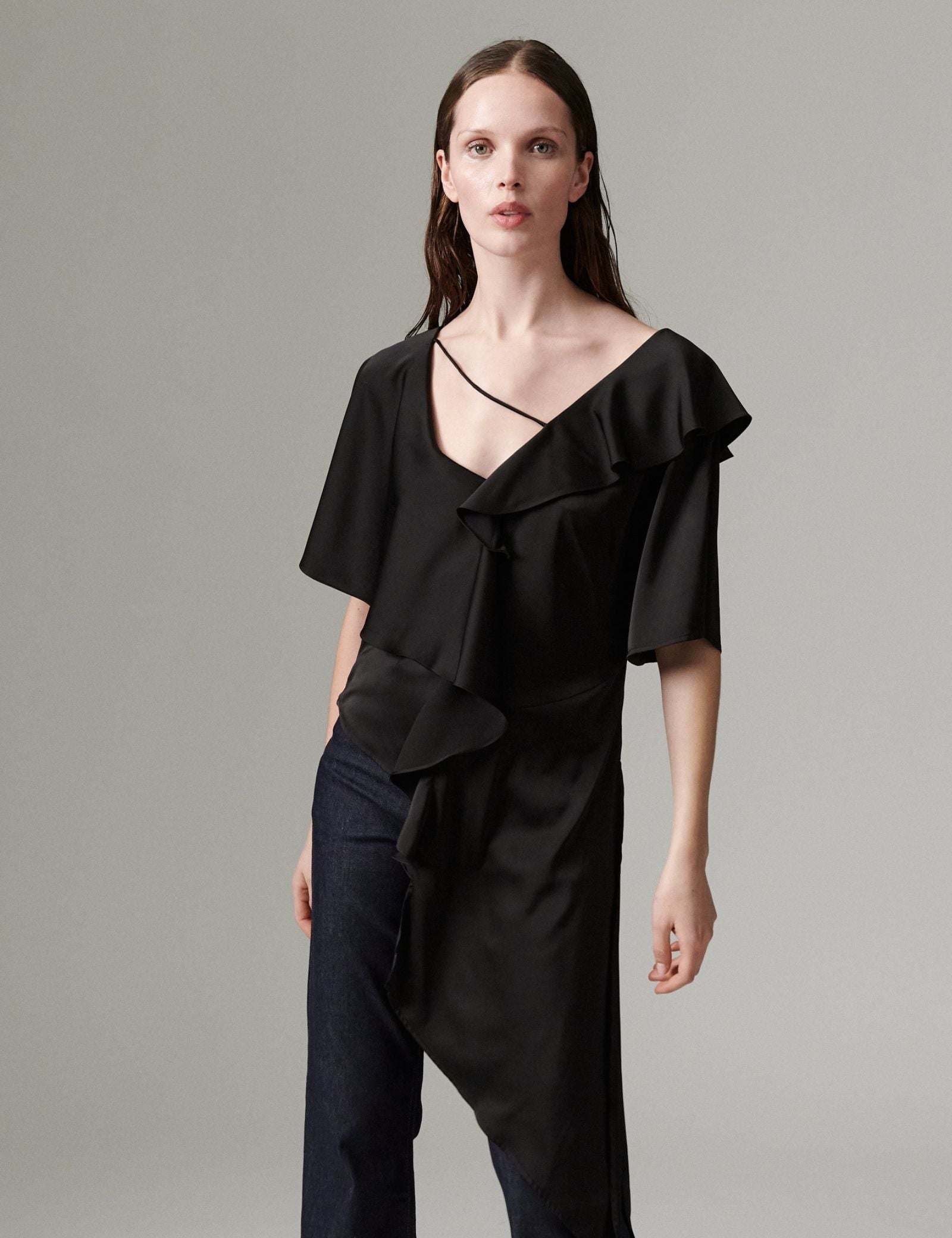 DAY Birger ét Mikkelsen DAYValor - Fluid Viscose - Blouse Blouse 190303 Black