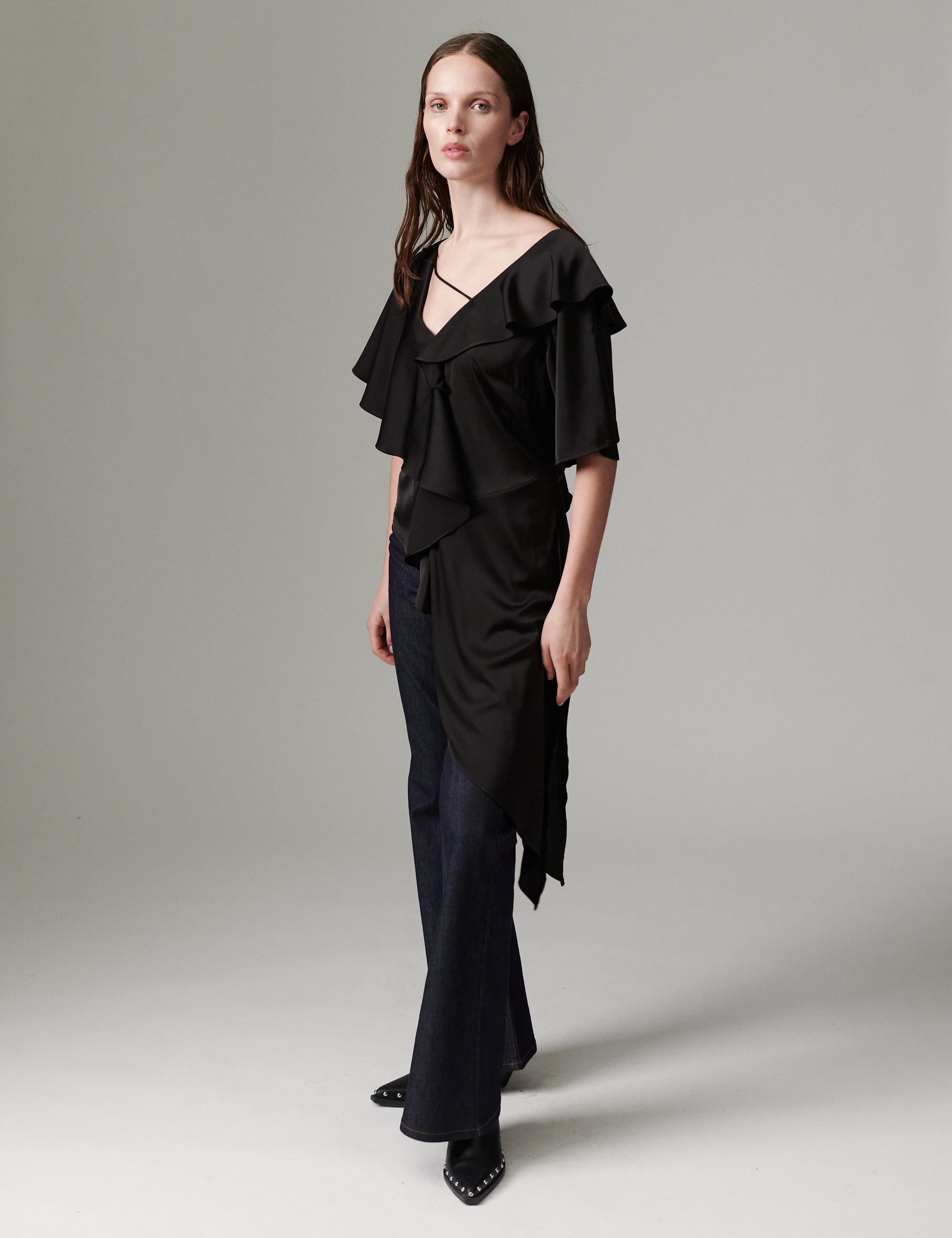DAY Birger ét Mikkelsen DAYValor - Fluid Viscose - Blouse Blouse 190303 Black