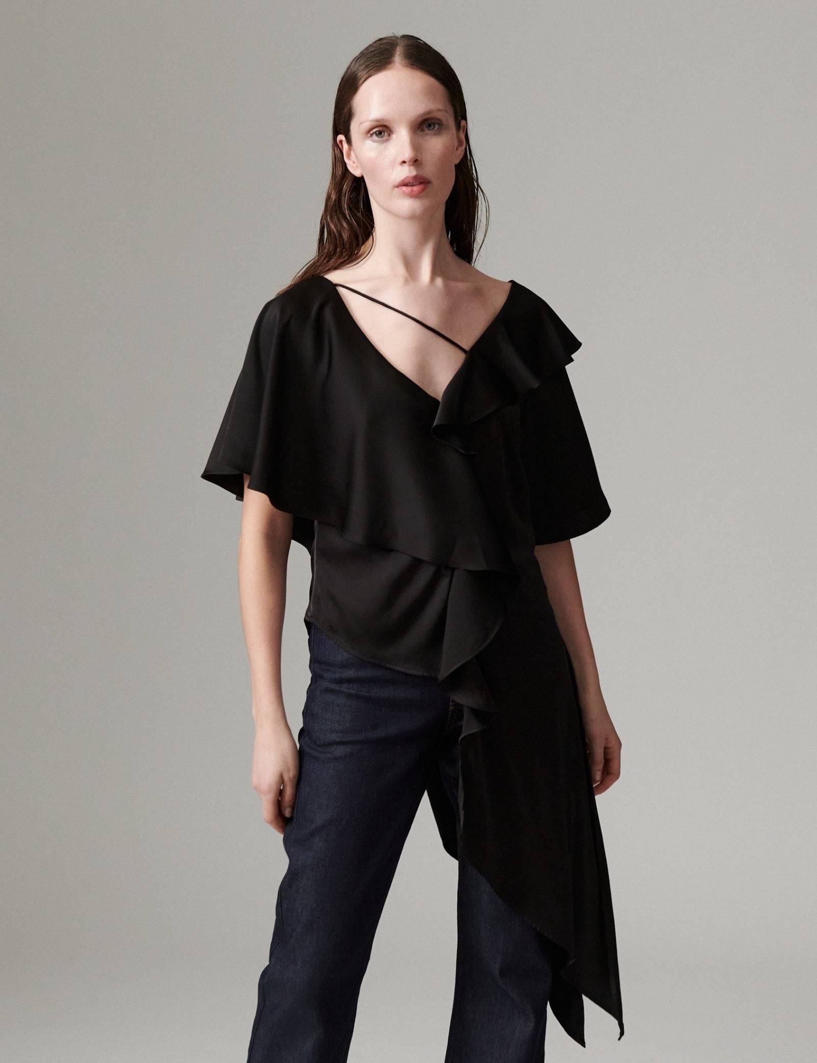 DAY Birger ét Mikkelsen DAYValor - Fluid Viscose - Blouse Blouse 190303 Black