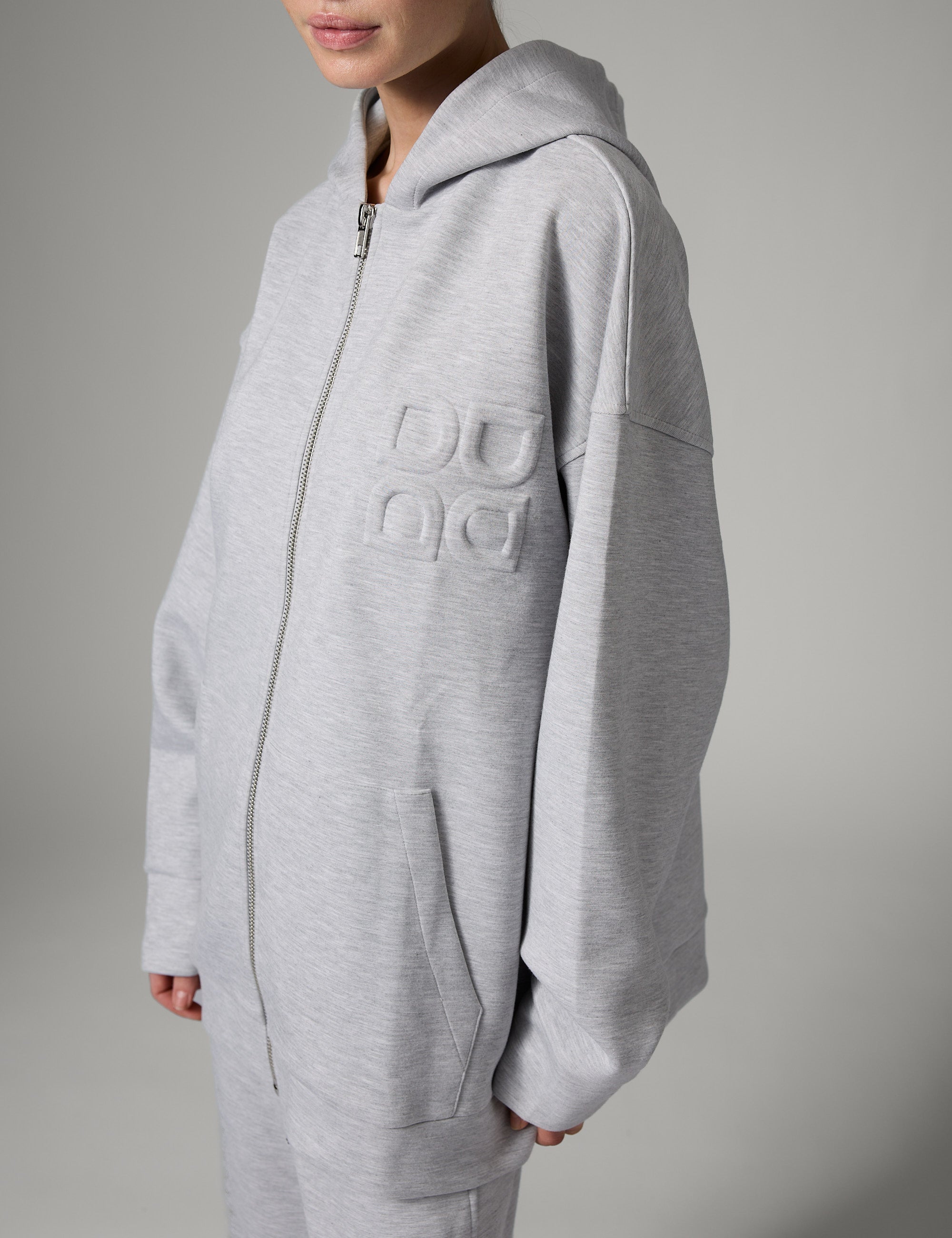 DAY Birger ét Mikkelsen DAYVincy - Scuba Cardigan 500056 Grey Melange