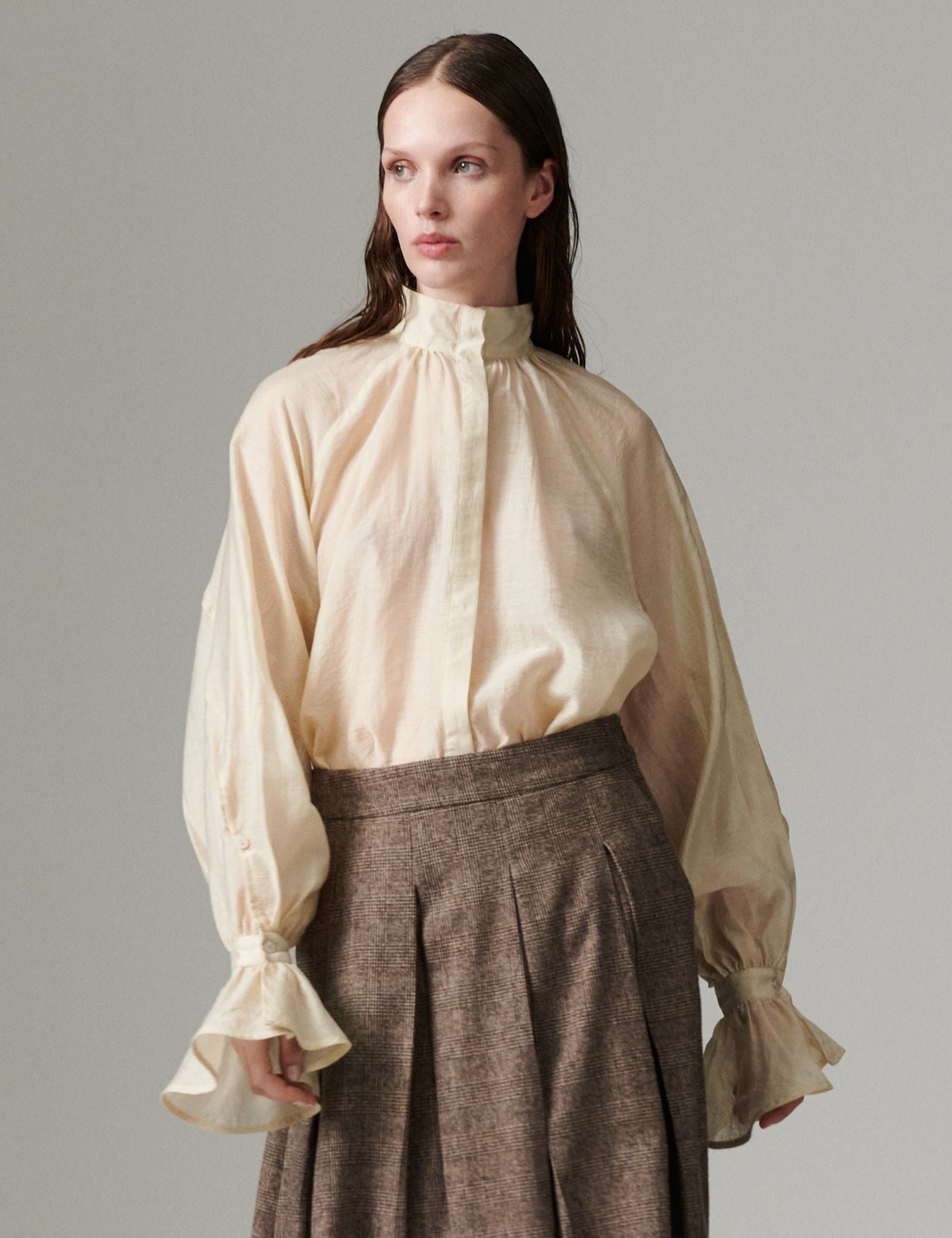 DAY Birger ét Mikkelsen DAYWayo - Linen Tento - Shirt Shirt 131105 BROWN RICE