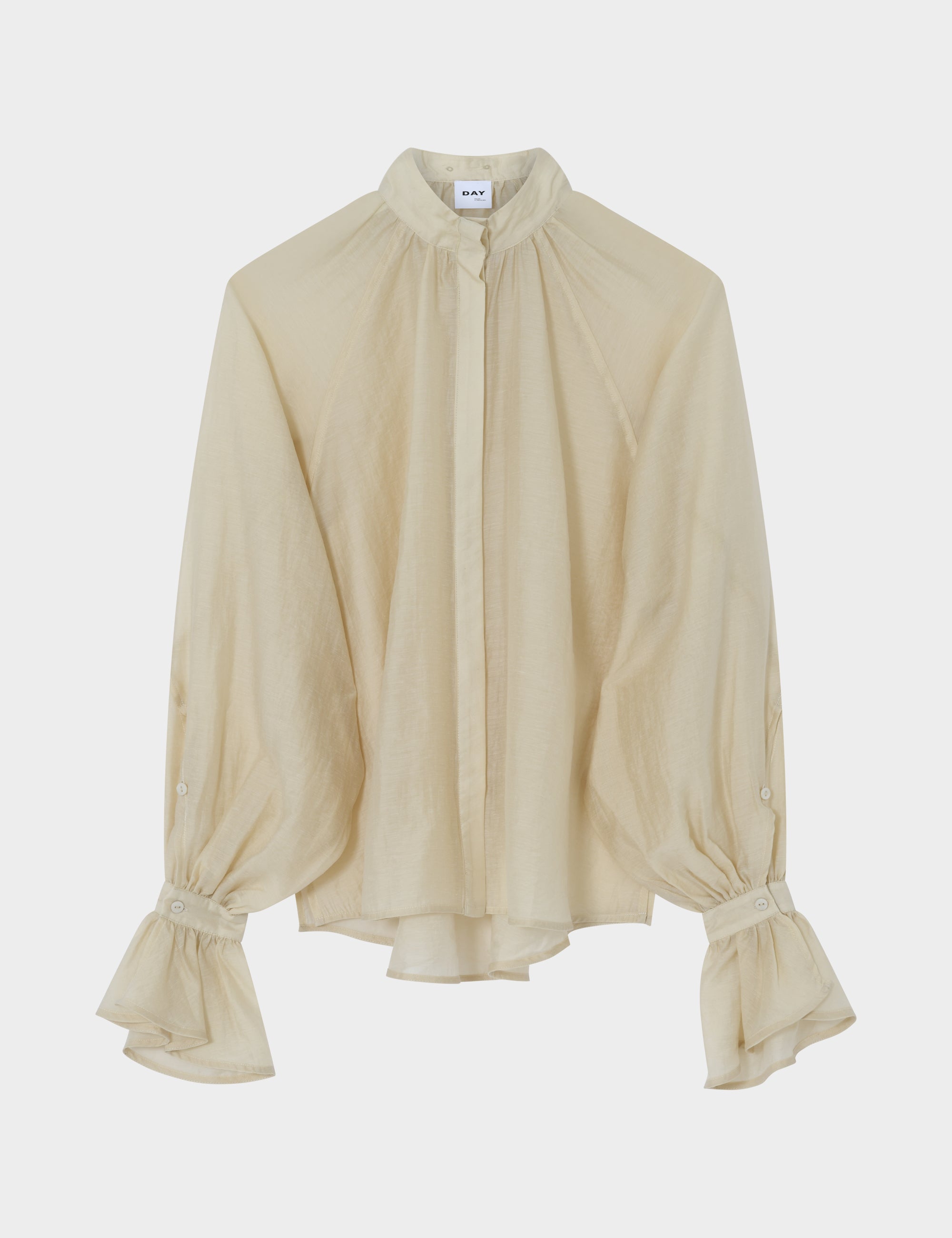 DAY Birger ét Mikkelsen DAYWayo - Linen Tento - Shirt Shirt 131105 BROWN RICE