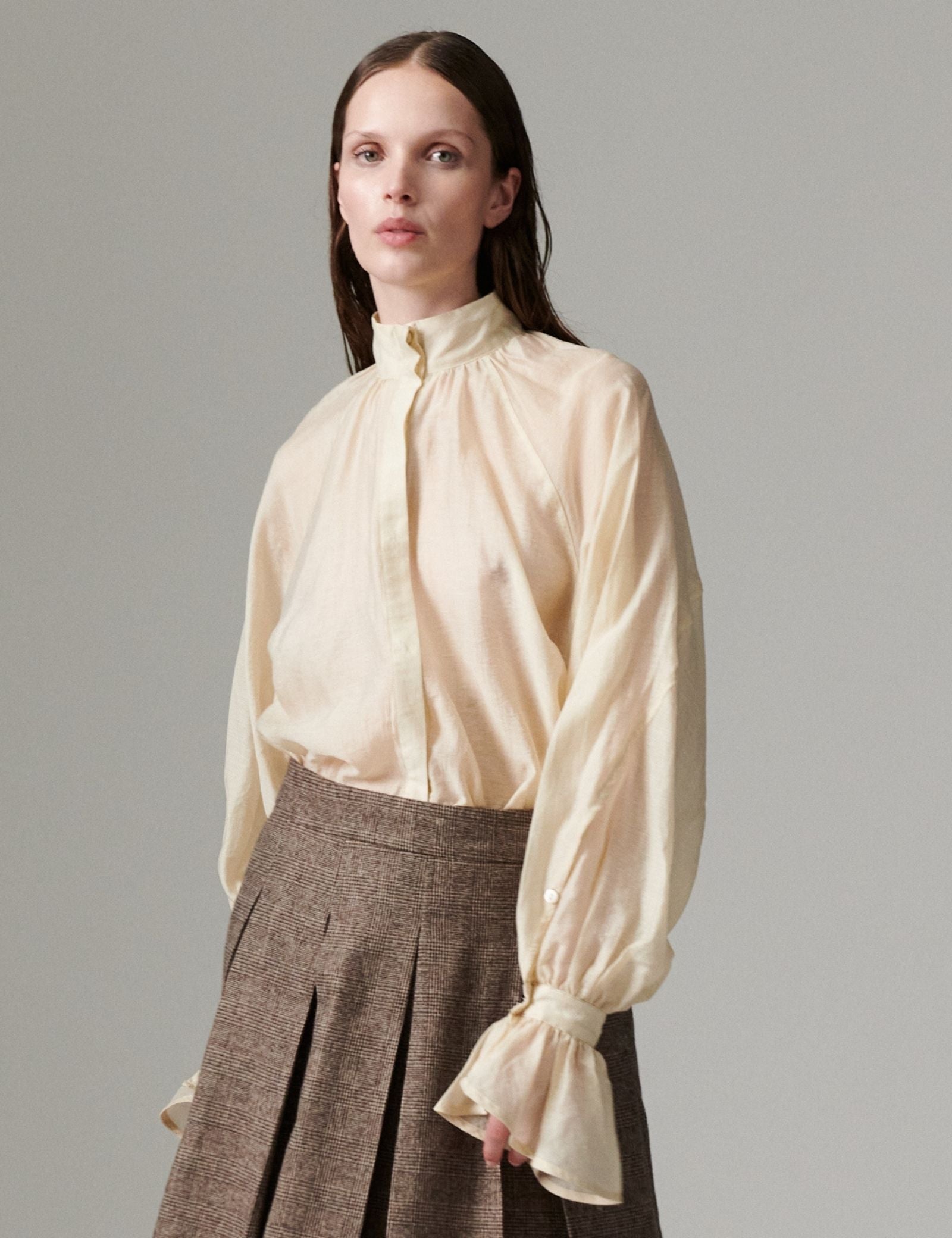 DAY Birger ét Mikkelsen DAYWayo - Linen Tento - Shirt Shirt 131105 BROWN RICE