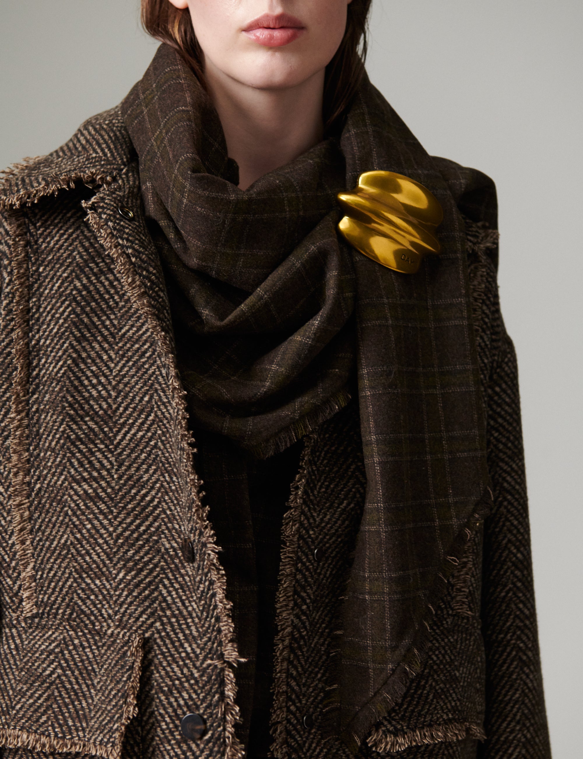 DAY Birger ét Mikkelsen DAYZia - Flanello - Scarf Scarf 900011 Brown Check