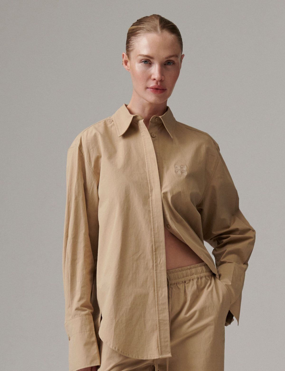 DAY Birger ét Mikkelsen DAYZoe - Cottaline - Shirt Shirt 500124 TAUPE