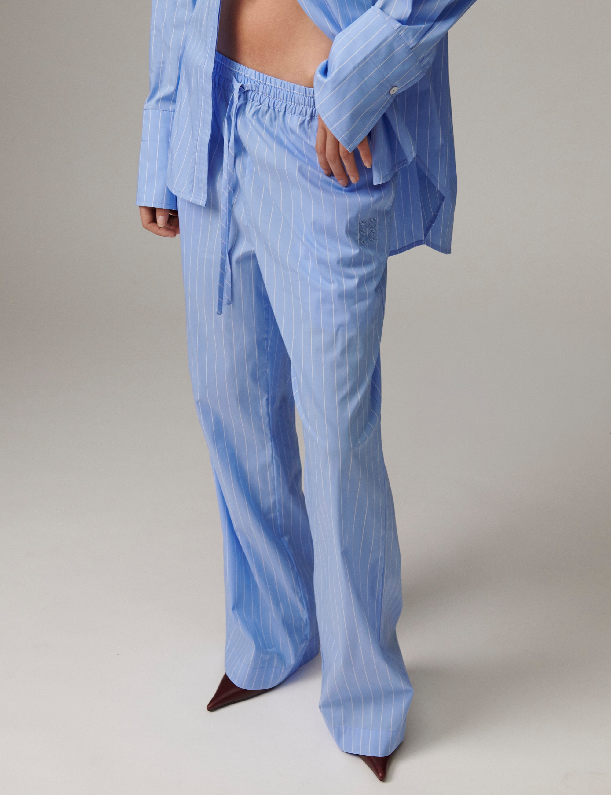 DAY Birger ét Mikkelsen DAYZoe - Daylounge Stripe - Shirt Pants 04110 Blue Stripe
