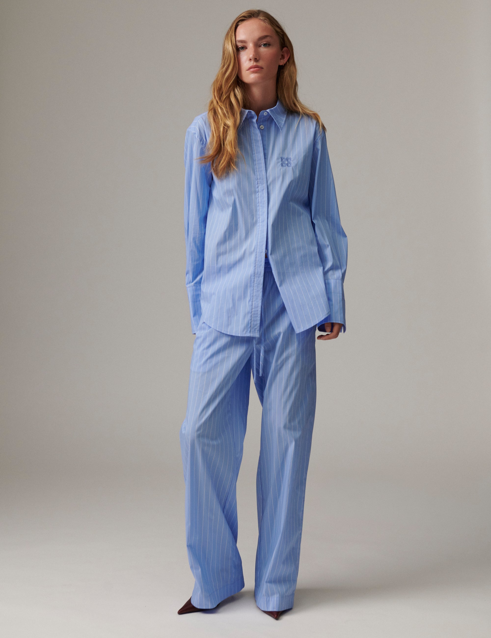 DAY Birger ét Mikkelsen DAYZoe - Daylounge Stripe - Shirt Shirts & Blouses 04110 Blue Stripe
