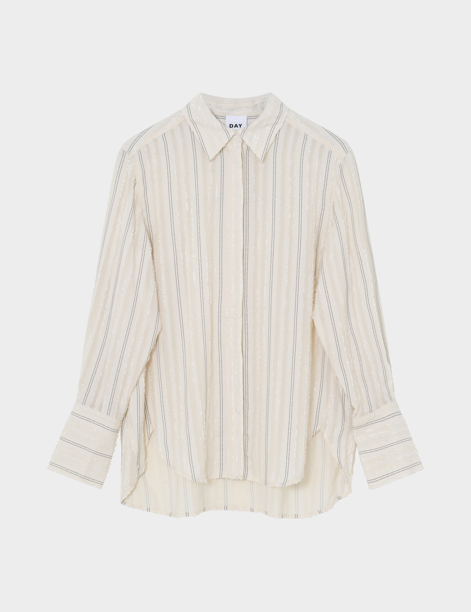 DAY Birger ét Mikkelsen DAYZoe - Raw Stripes - Shirt Shirt 01022 Jet Stream