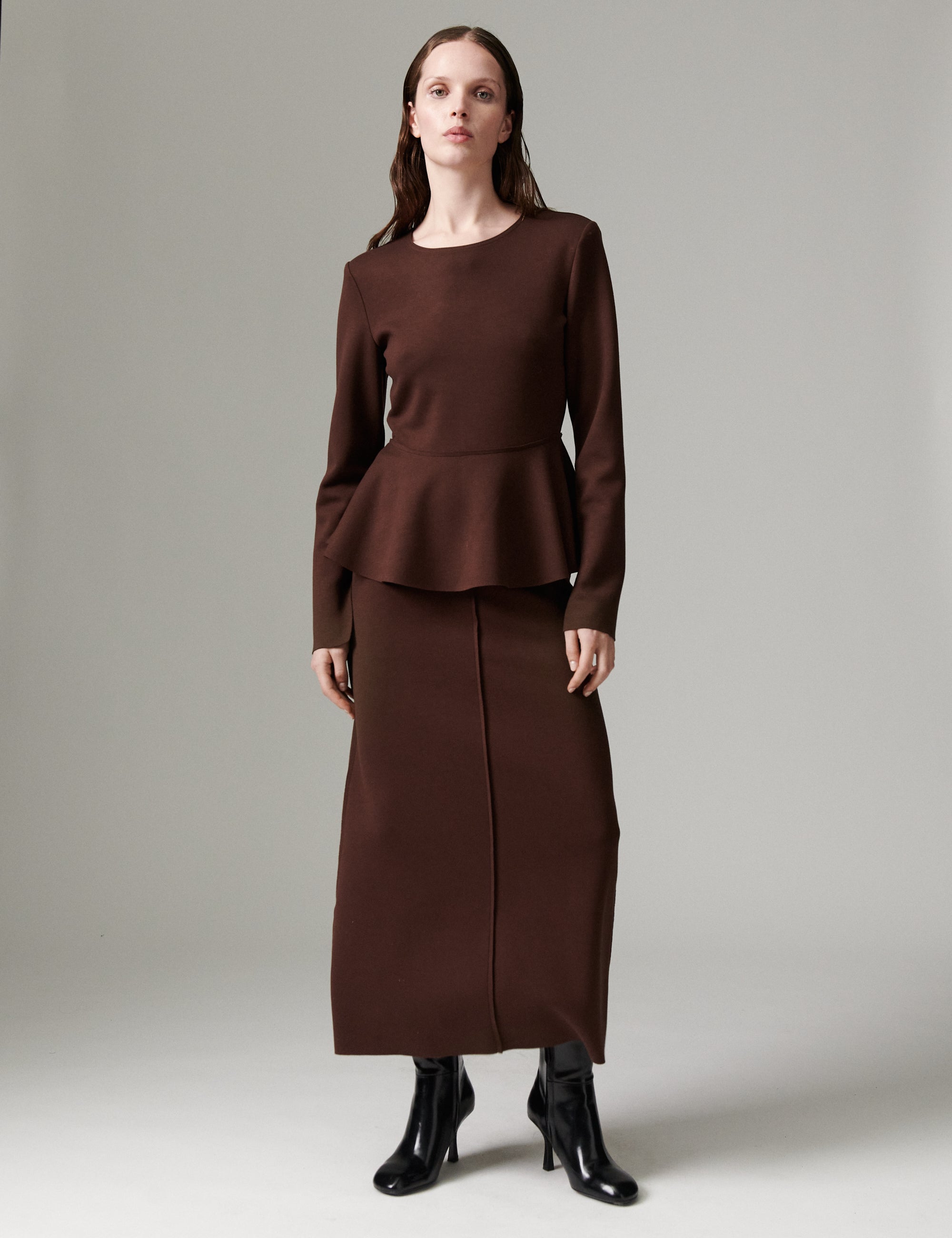 DAY Birger ét Mikkelsen DAYZola - Scuba Blouse 190915 Coffee Bean