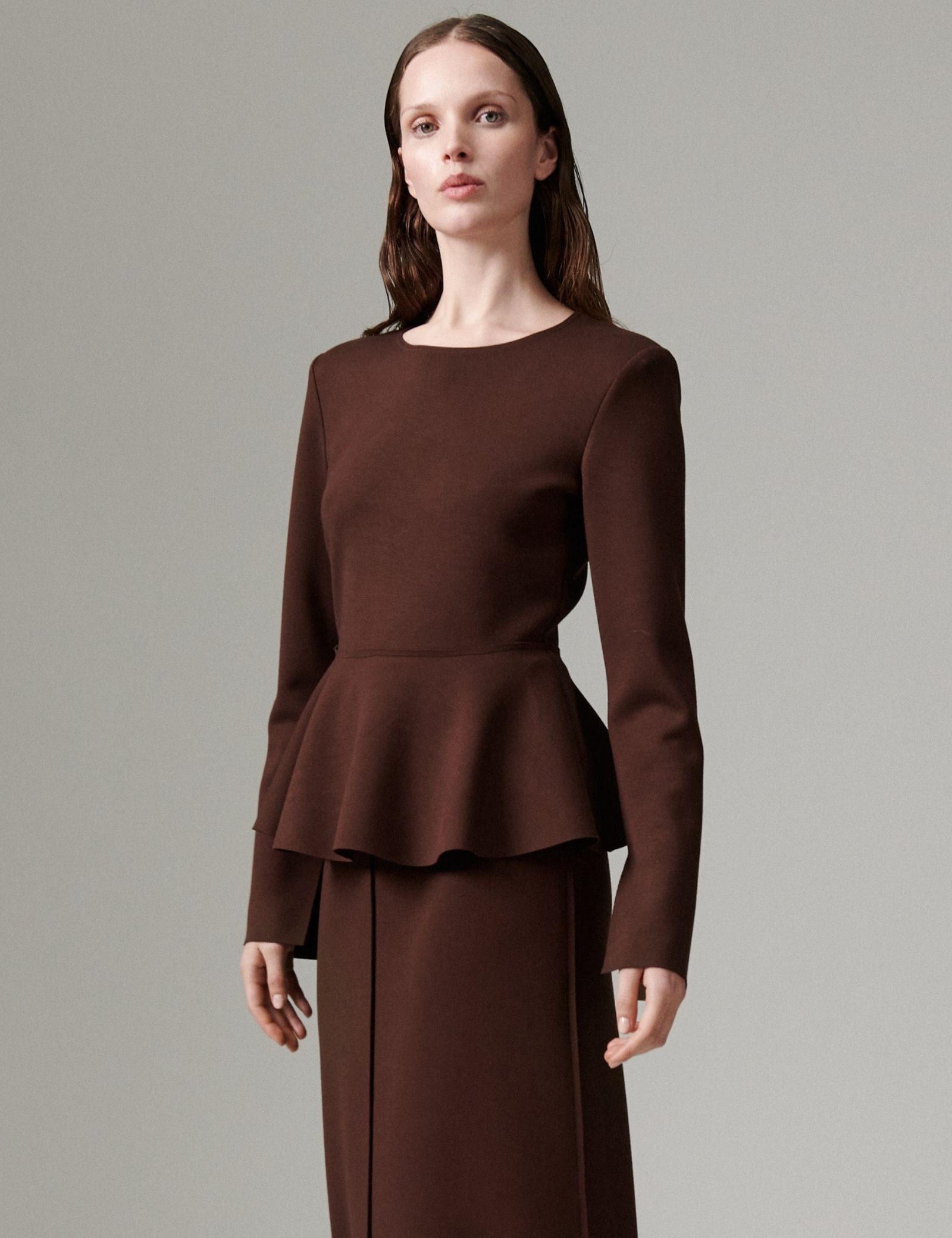 DAY Birger ét Mikkelsen DAYZola - Scuba Blouse 190915 Coffee Bean