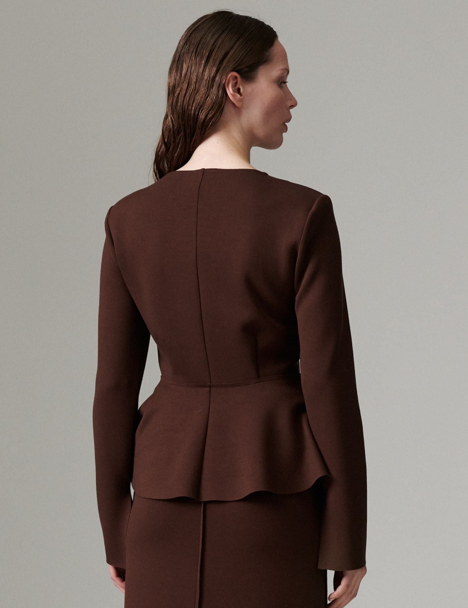 DAY Birger ét Mikkelsen DAYZola - Scuba Blouse 190915 Coffee Bean