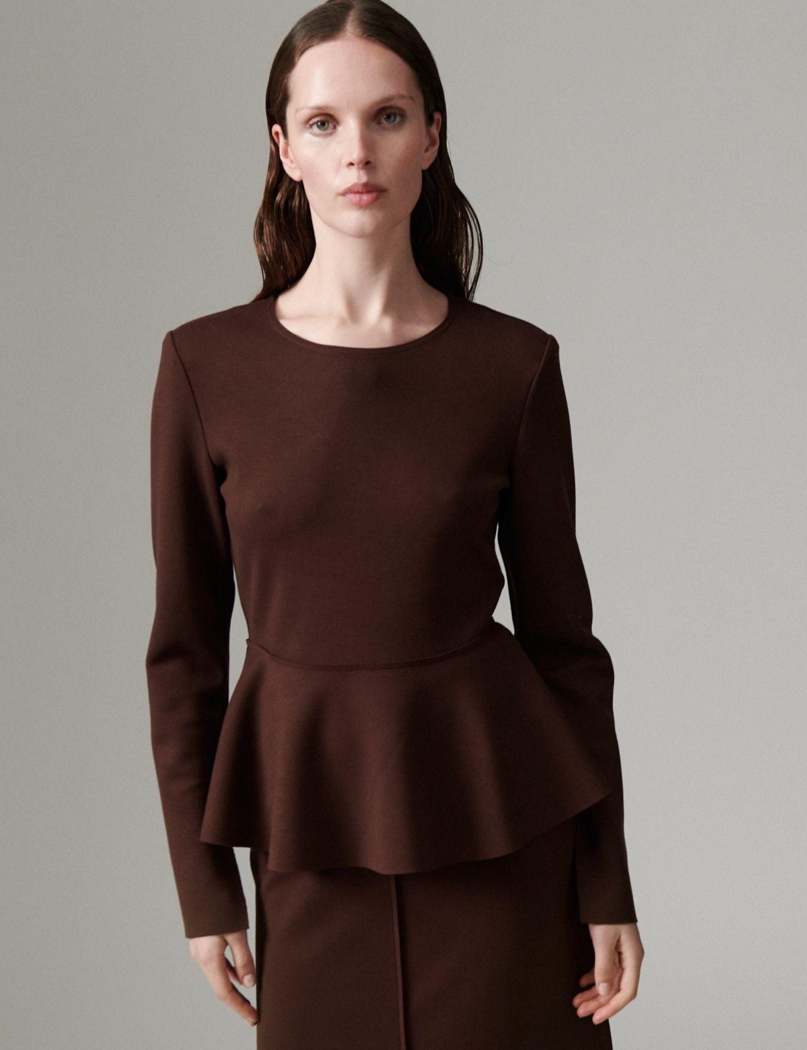 DAY Birger ét Mikkelsen DAYZola - Scuba Blouse 190915 Coffee Bean