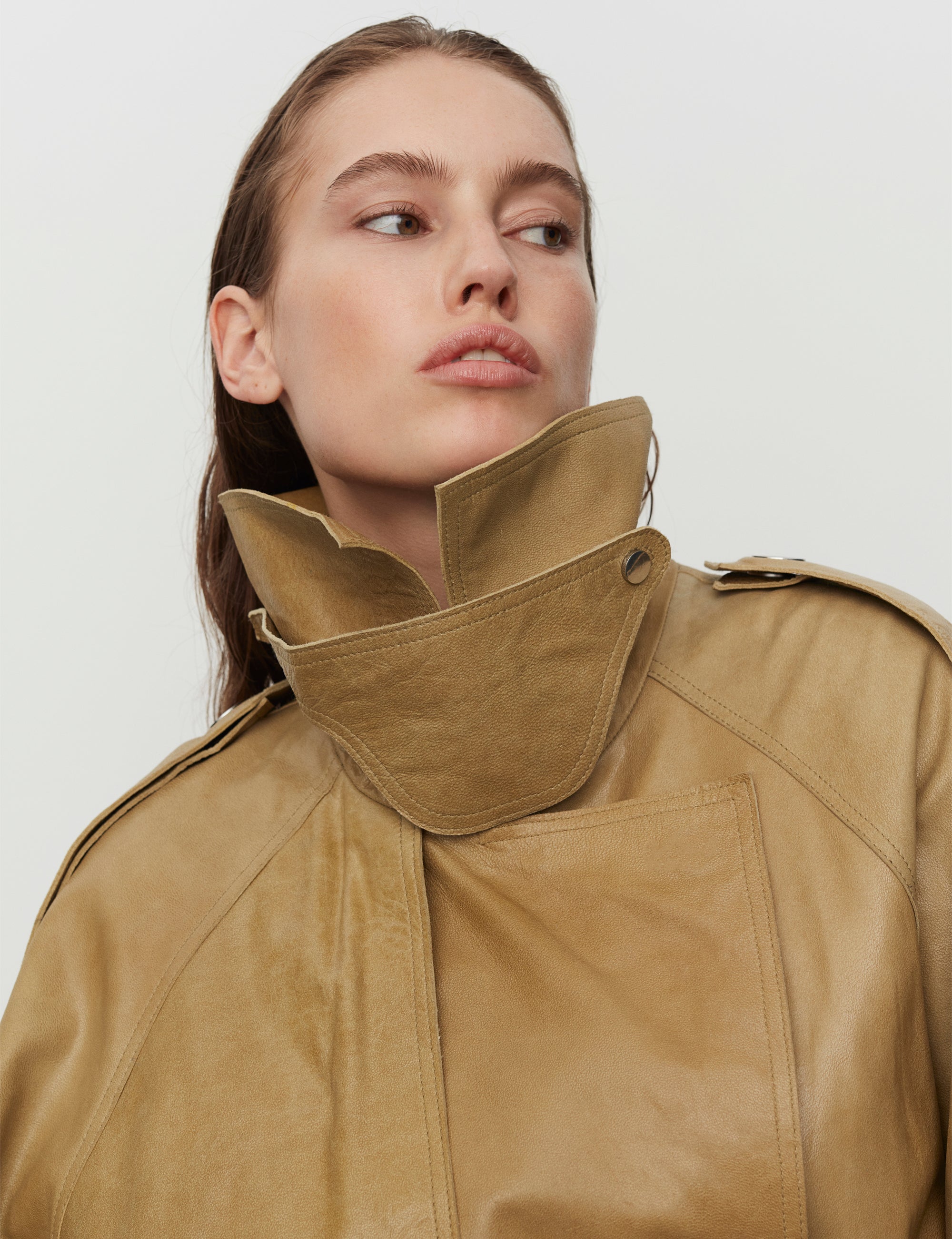 DAY Birger ét Mikkelsen Dante - Refined Lamb Jacket 160726 KHAKI