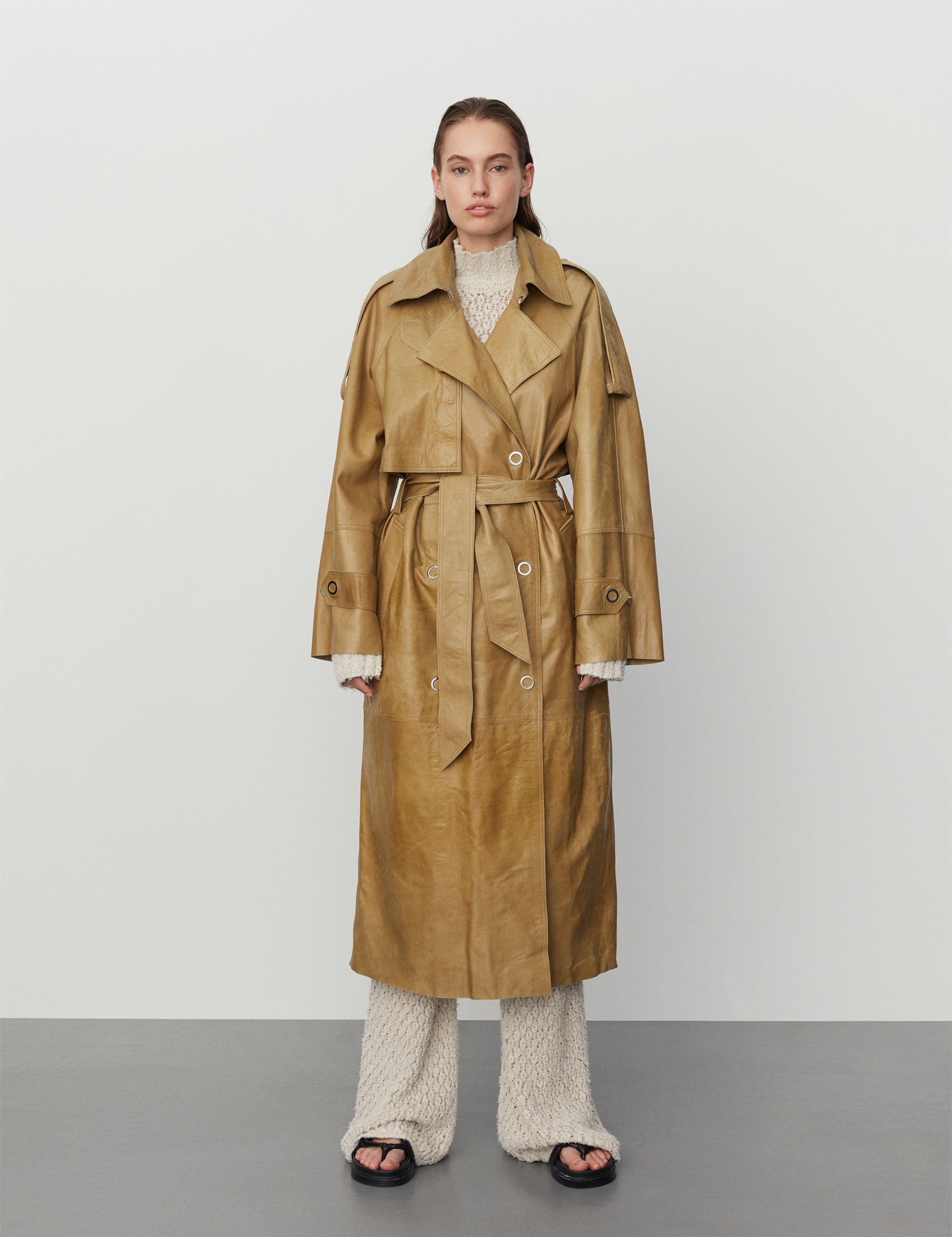 DAY Birger ét Mikkelsen Dante - Refined Lamb Jacket 160726 KHAKI