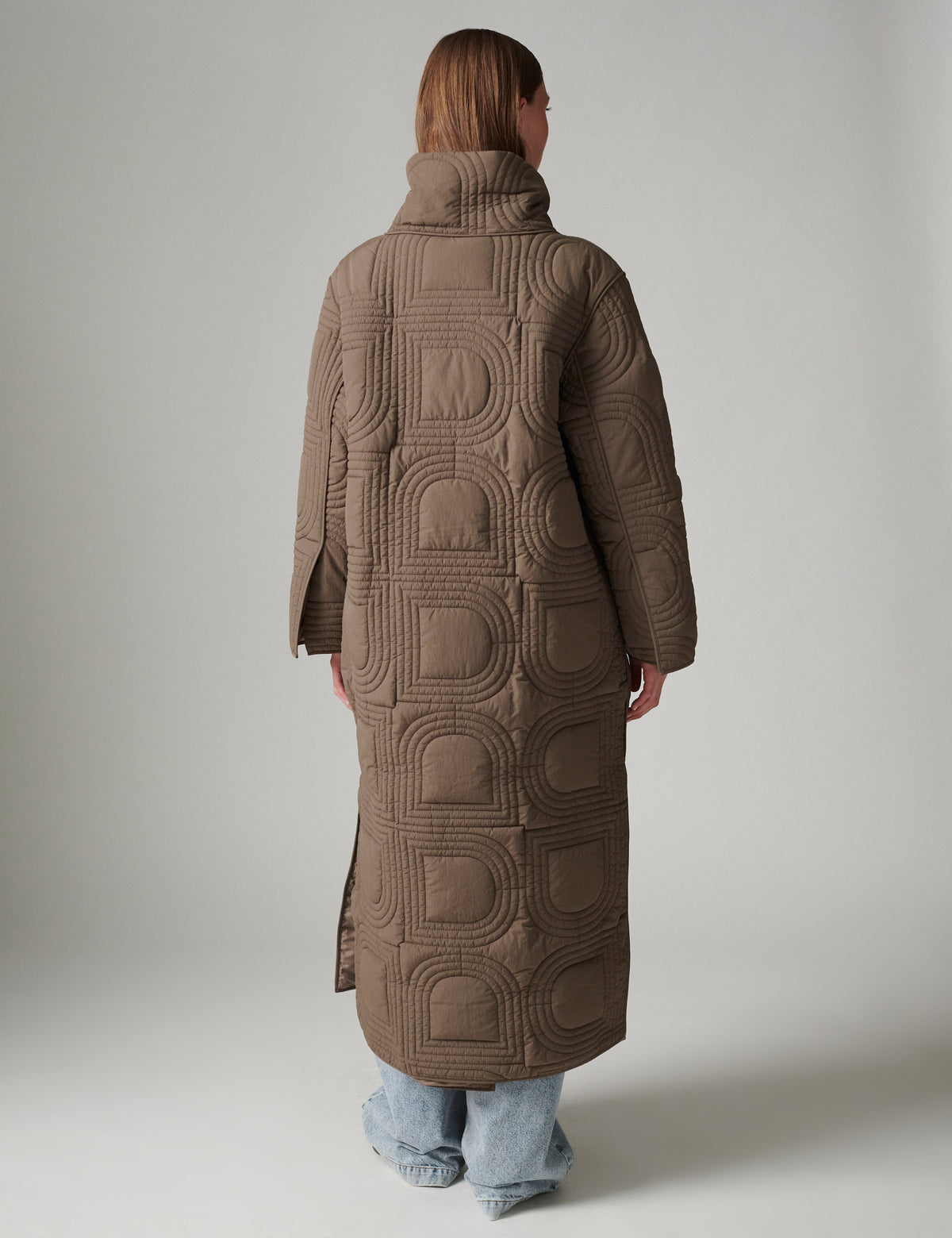 DAY Birger ét Mikkelsen DayAdjo - Rhombus quilt - Coat Coat 500125 WALNUT