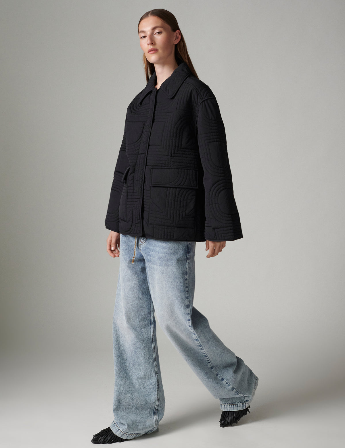 DAY Birger ét Mikkelsen DayKojo - Rhombus quilt - Jacket Jacket 190303 Black