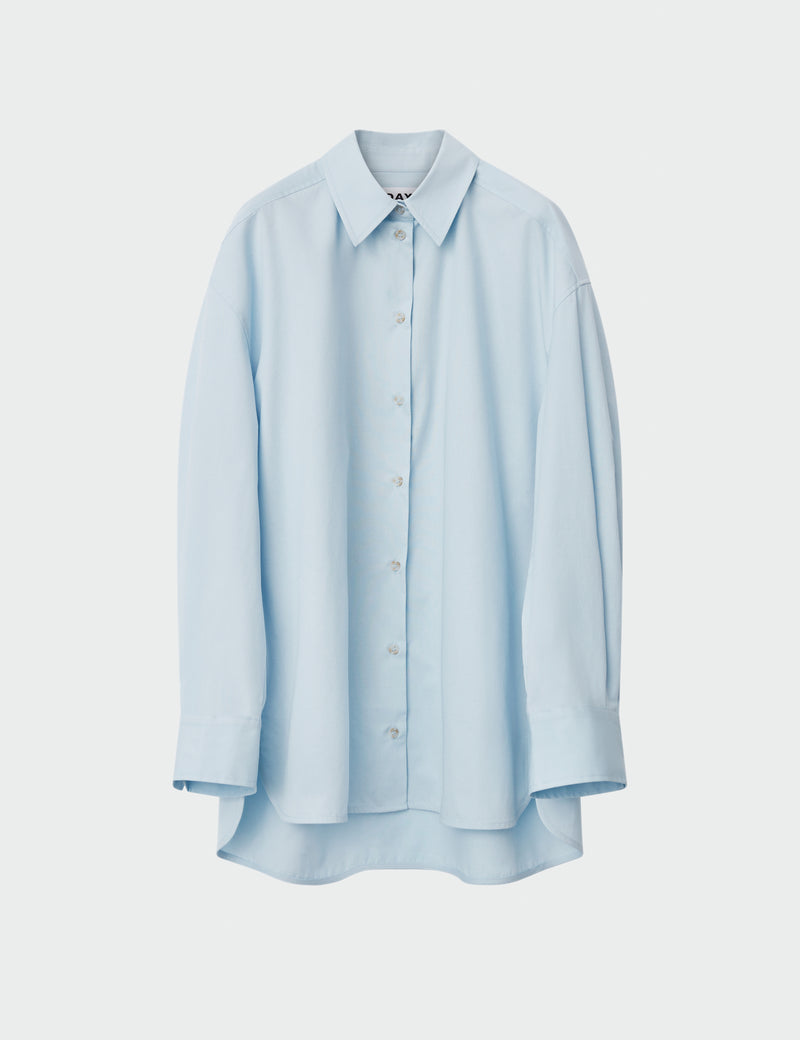 DAY Birger ét Mikkelsen Delta - Cotton Twill Shirts & Blouses 500005 LIGHT BLUE