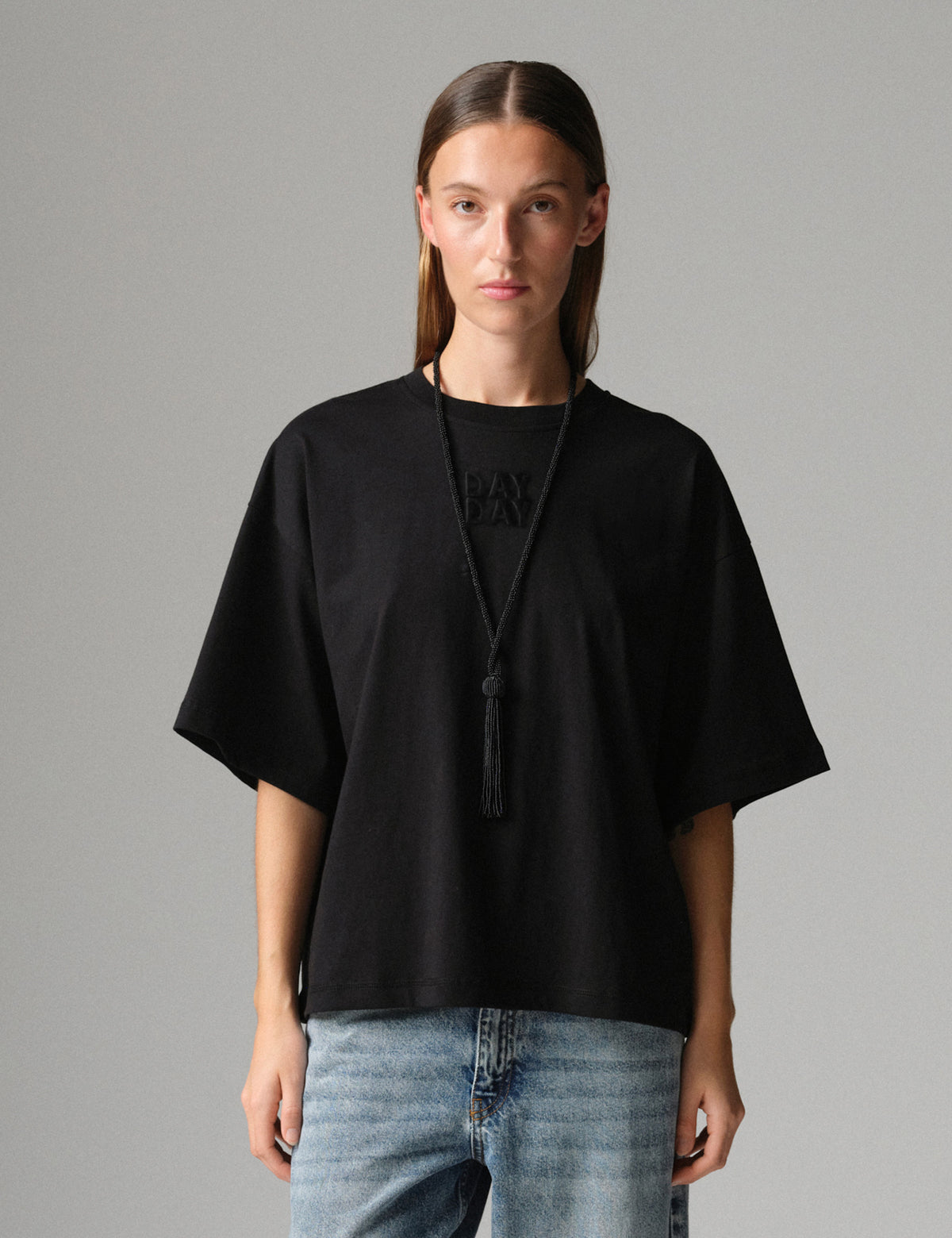 DAY Birger ét Mikkelsen Drew - Heavy Jersey - T-shirt T-shirt 12000 Black