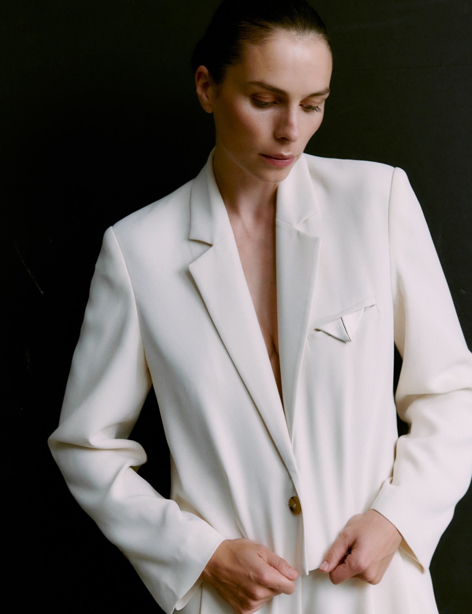 DAY Birger ét Mikkelsen Edie - Classic Gabardine Blazer 01002 Ivory Shade