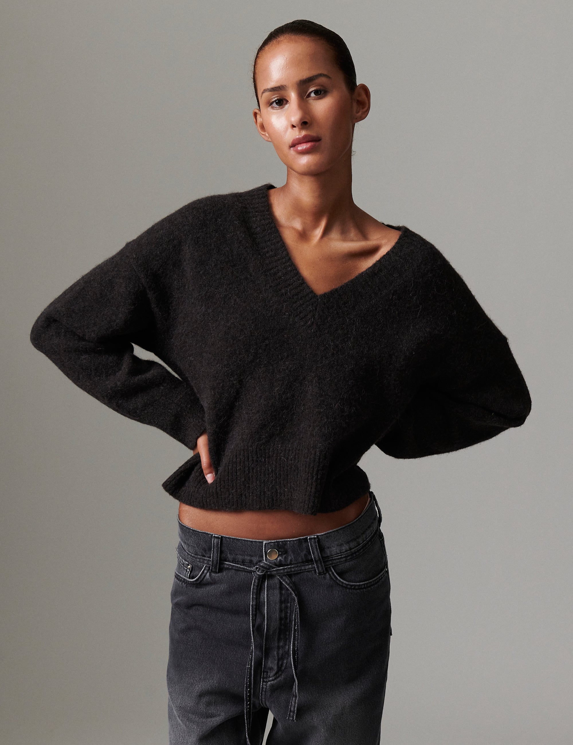 DAY Birger ét Mikkelsen Elezi - Cozy Days Pullover 191103 ESPRESSO