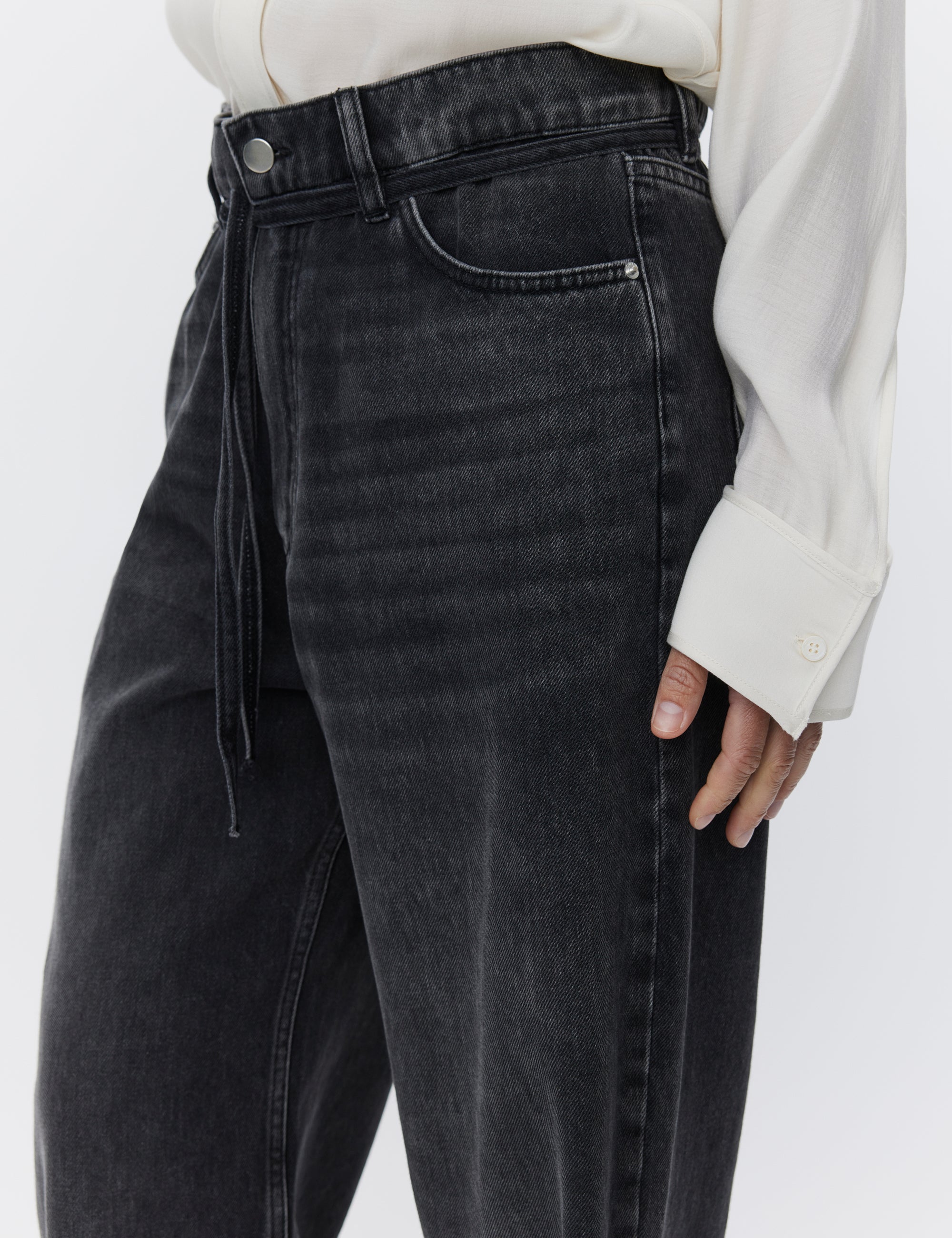 DAY Birger ét Mikkelsen Elijah - Raw Black Denim Jeans 190303 Black