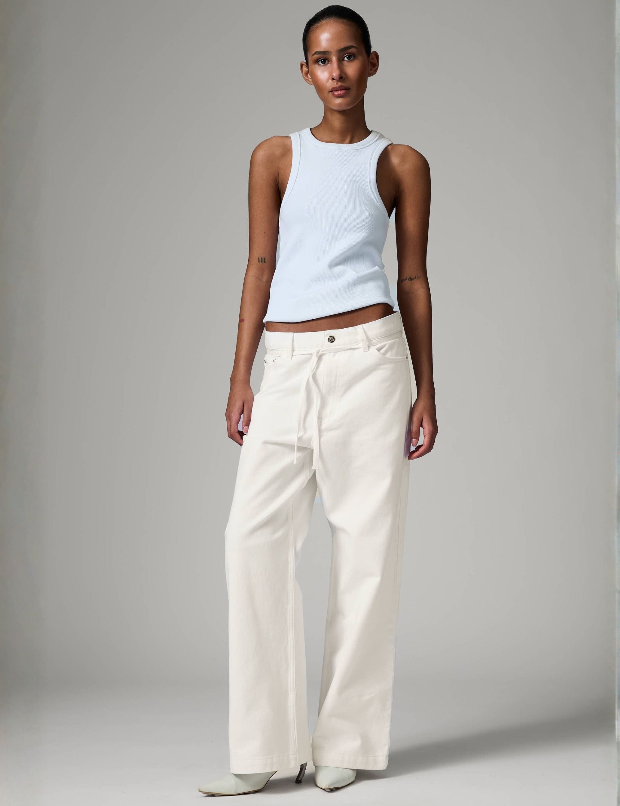 DAY Birger ét Mikkelsen Elijah - Soft White Denim Jeans 110605 Jet Stream