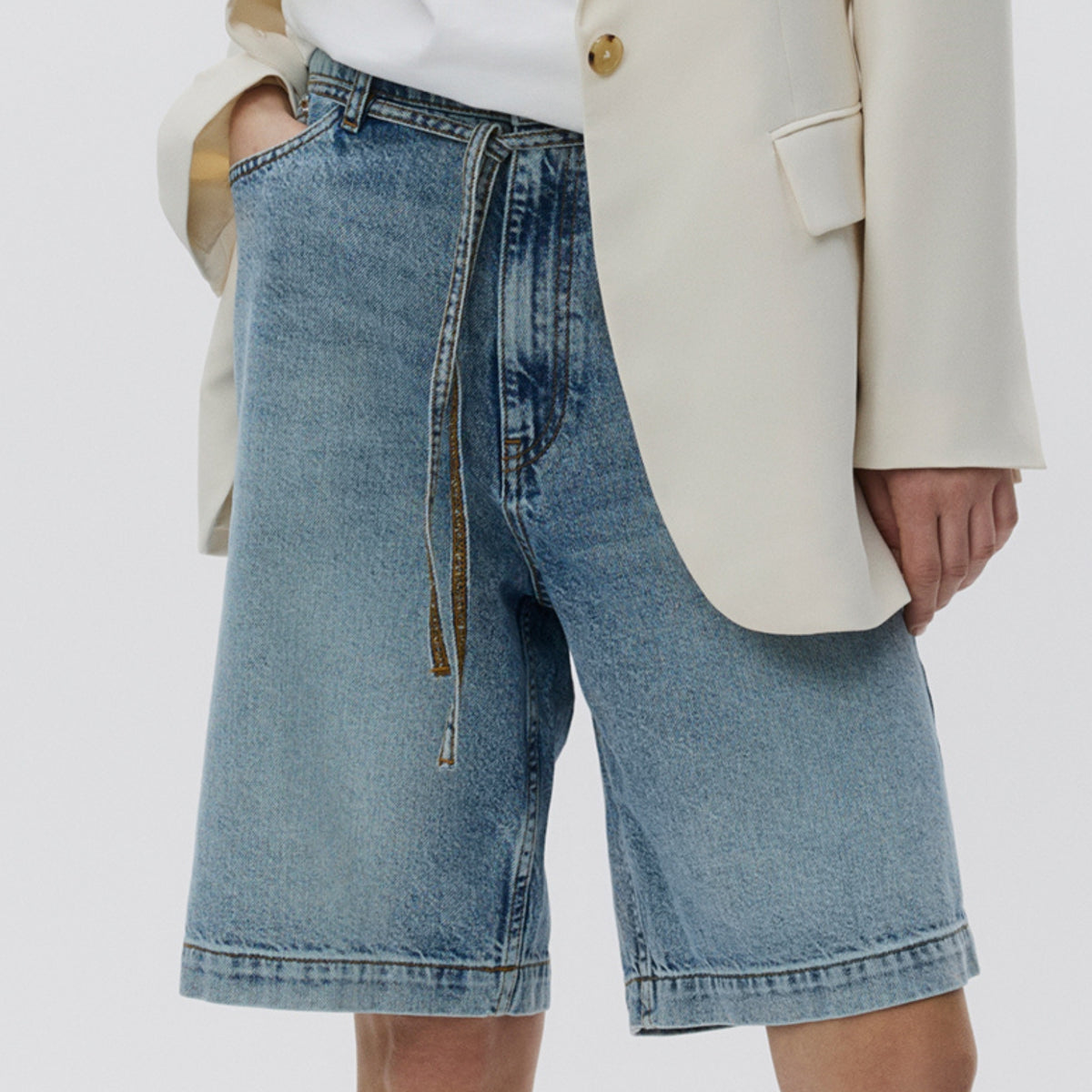 Elijah Shorts – Blue Soft Denim LIGHT BLUE