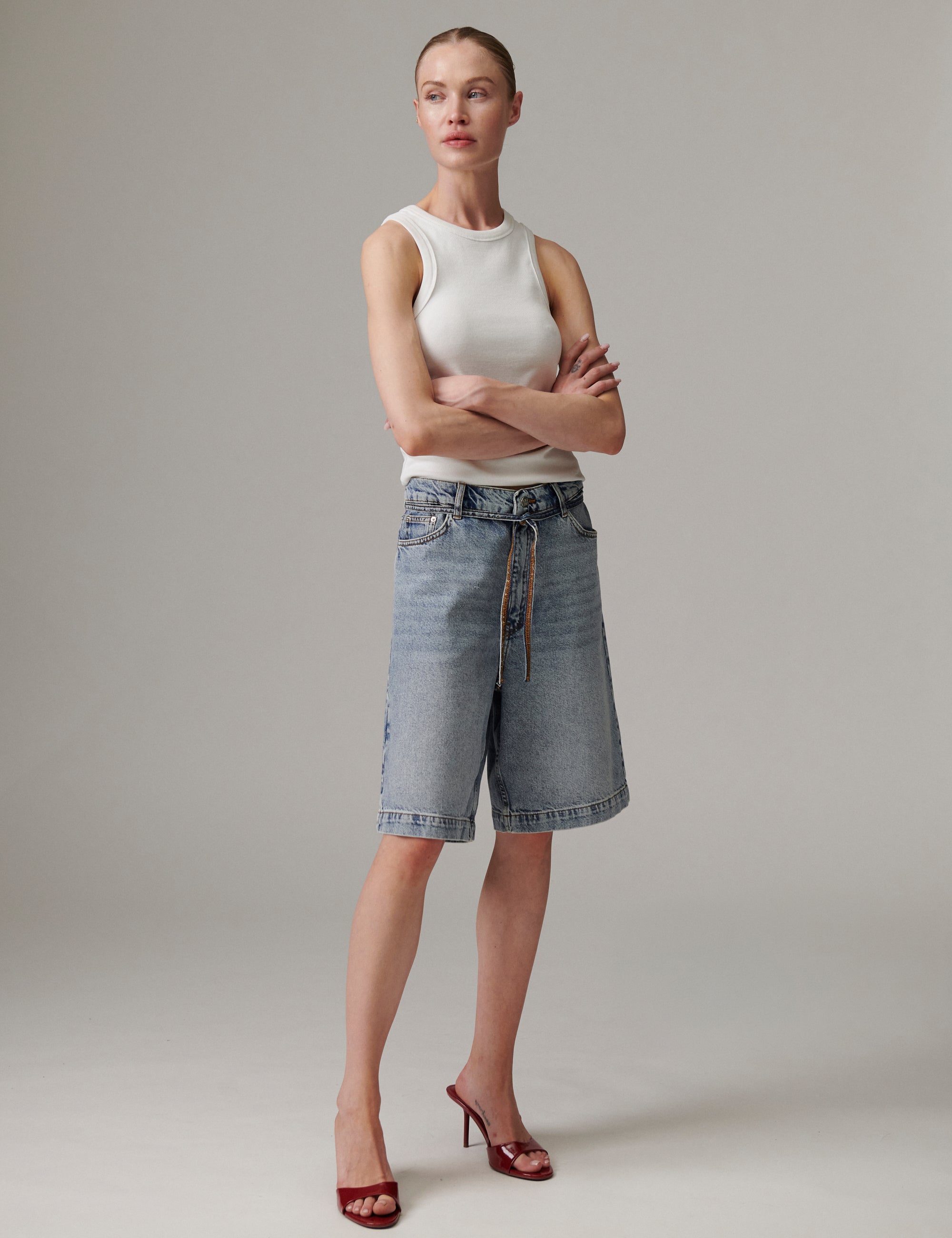 DAY Birger ét Mikkelsen Elijah Shorts – Blue Soft Denim - Shorts Shorts 500005 Light Blue