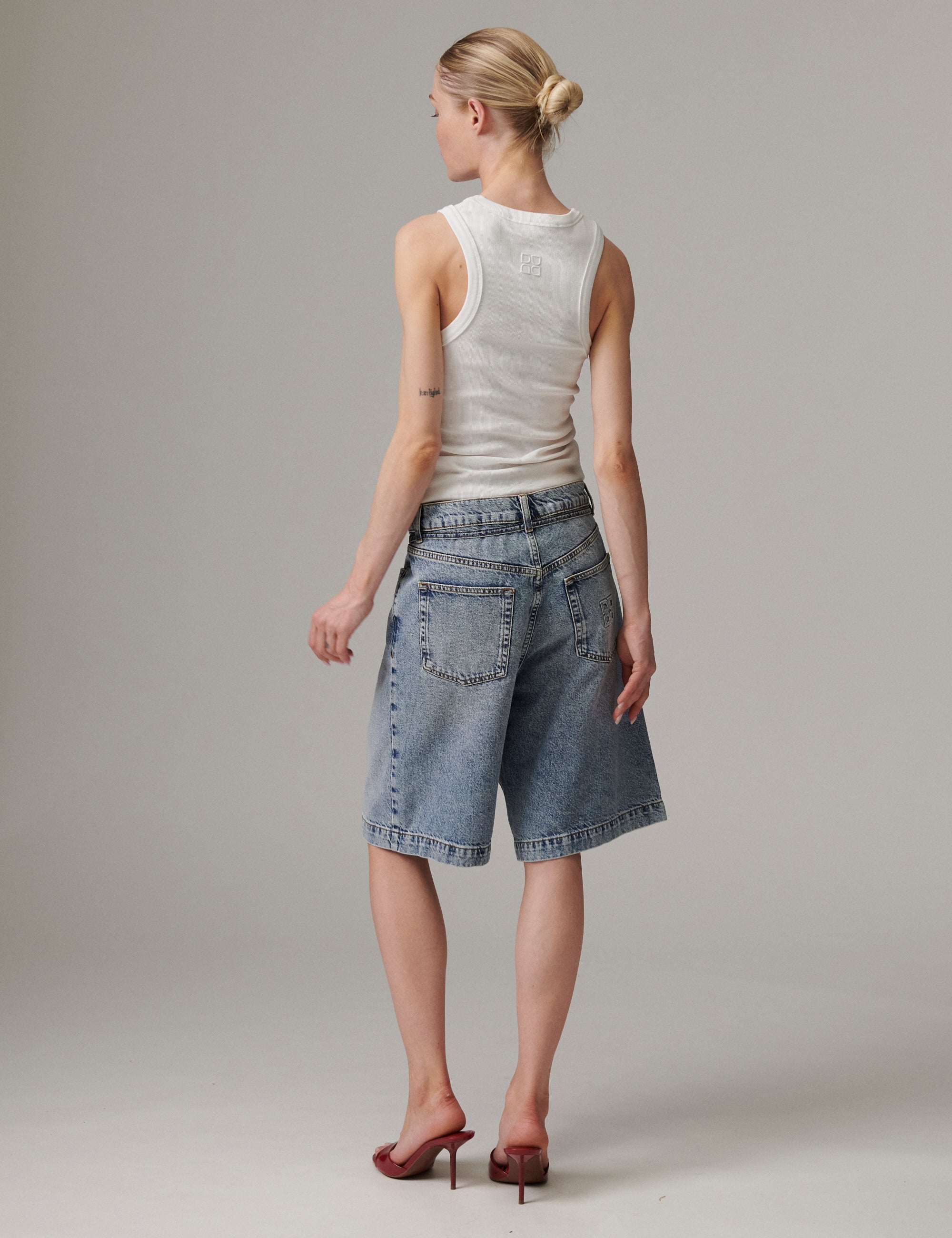 DAY Birger ét Mikkelsen Elijah Shorts – Blue Soft Denim - Shorts Shorts 500005 Light Blue