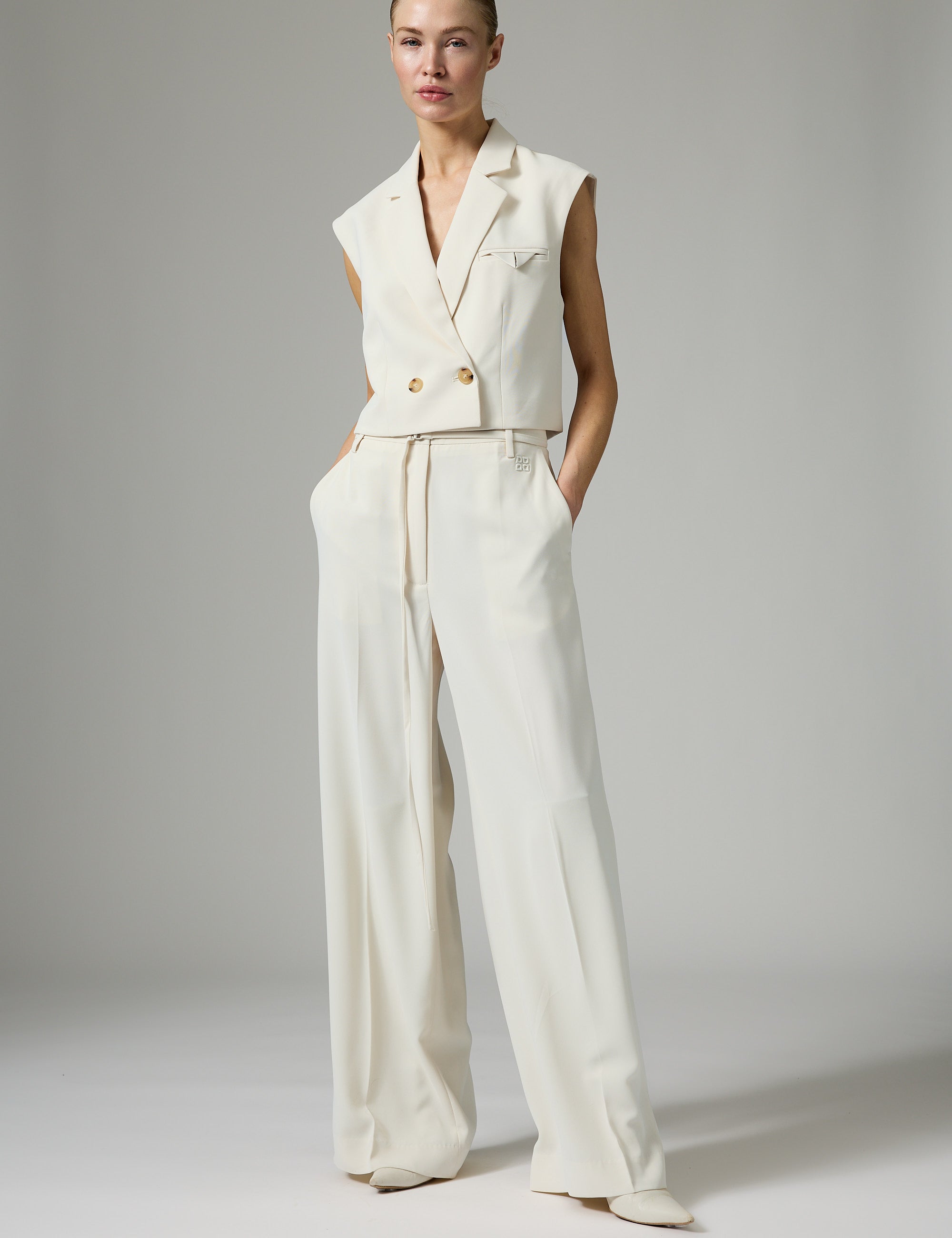 DAY Birger ét Mikkelsen Elina - Classic Gab Pants 110605 Jet Stream