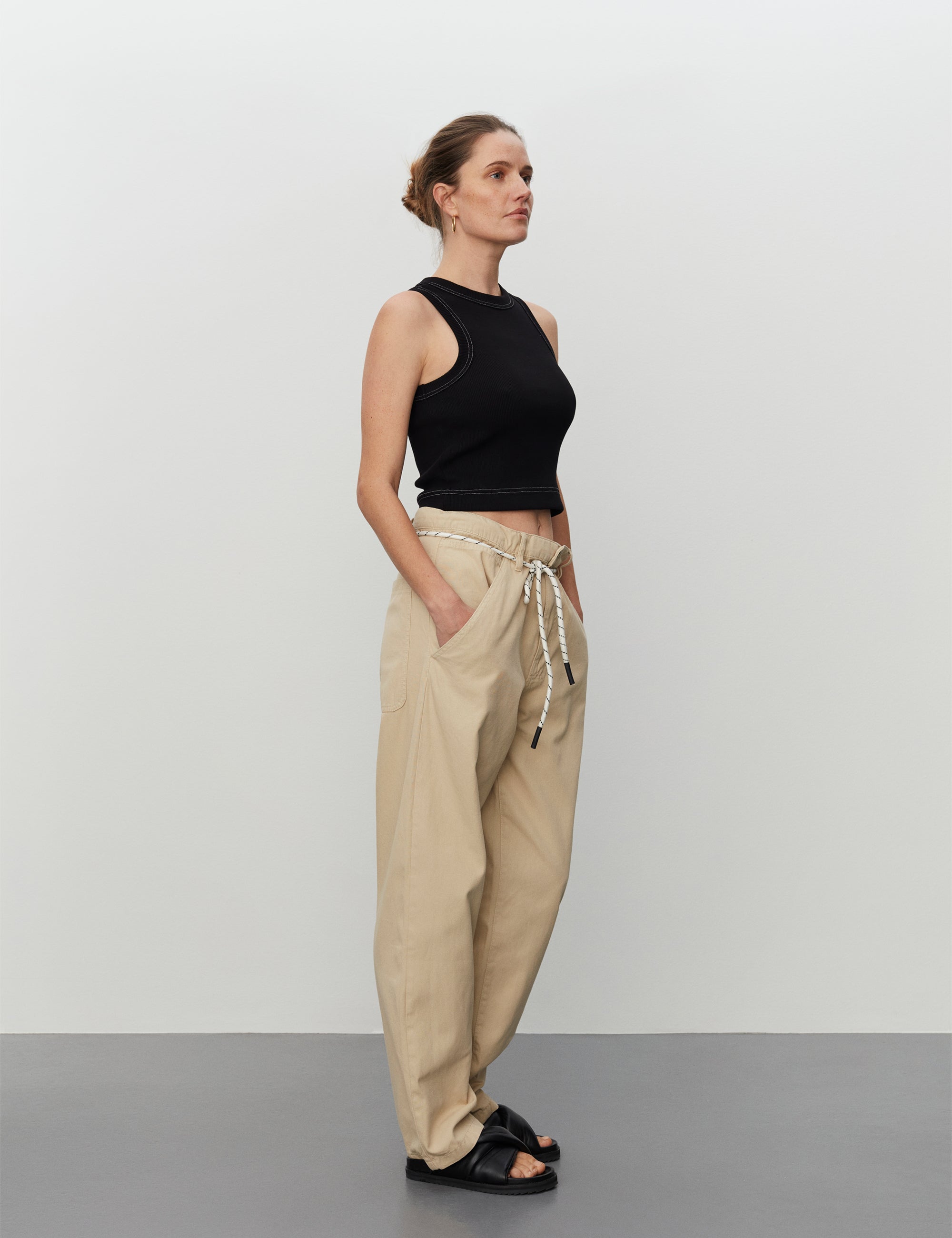 DAY Birger ét Mikkelsen Elise - Heavy Rib Tops & T-Shirts 190303 Black