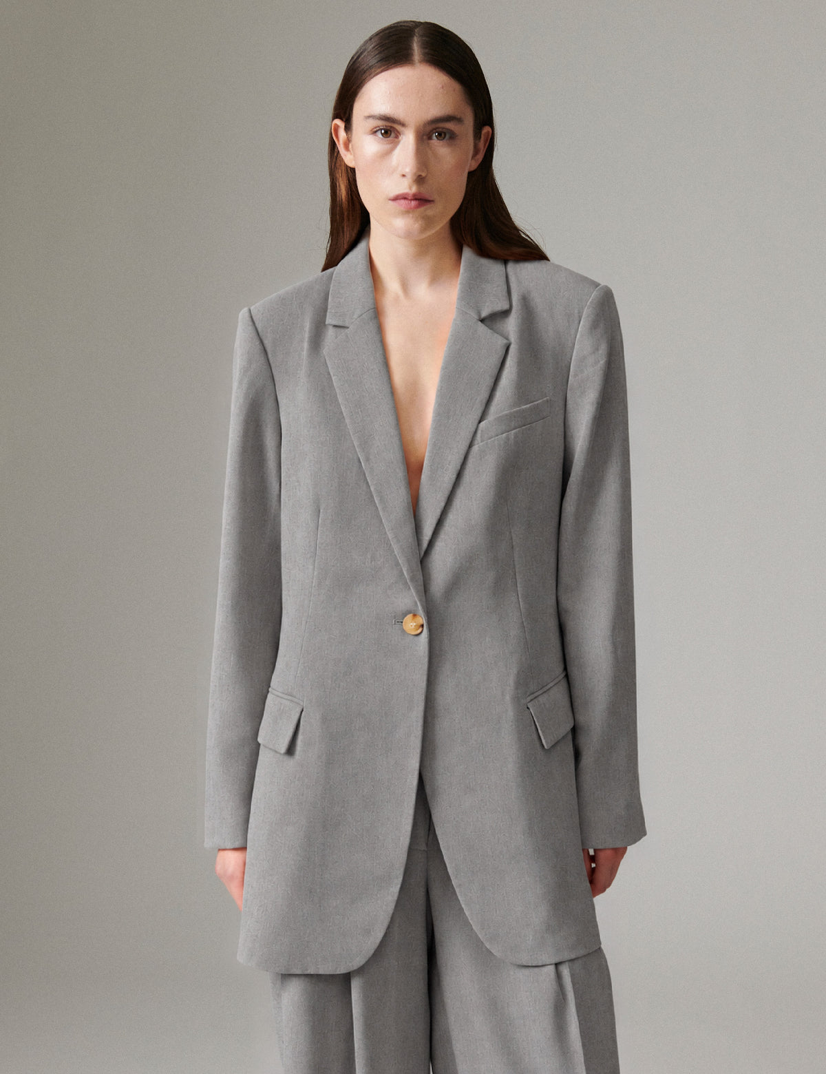 DAY Birger ét Mikkelsen Elton - Classic Gab - Blazer Blazer 500006 Medium Grey Melange