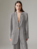 Elton - Classic Gab - Blazer - Medium Grey Melange