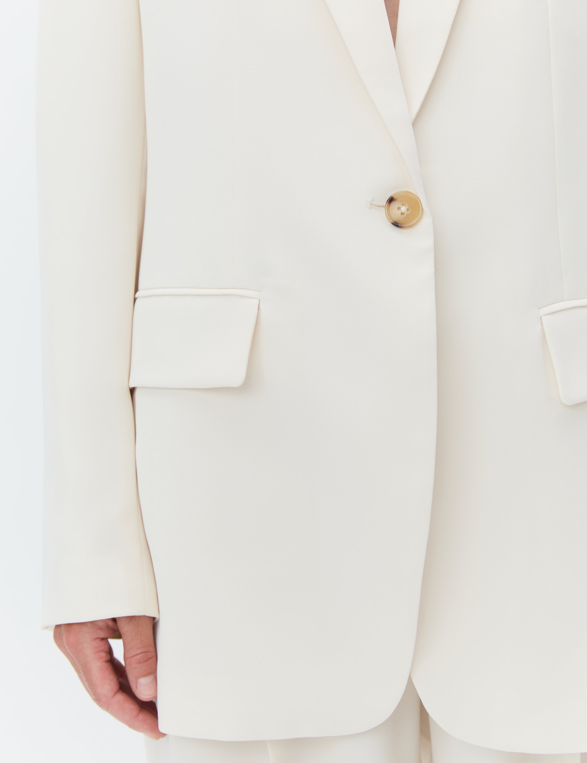 DAY Birger ét Mikkelsen Elton - Classic Gabardine Blazer 01002 Ivory Shade