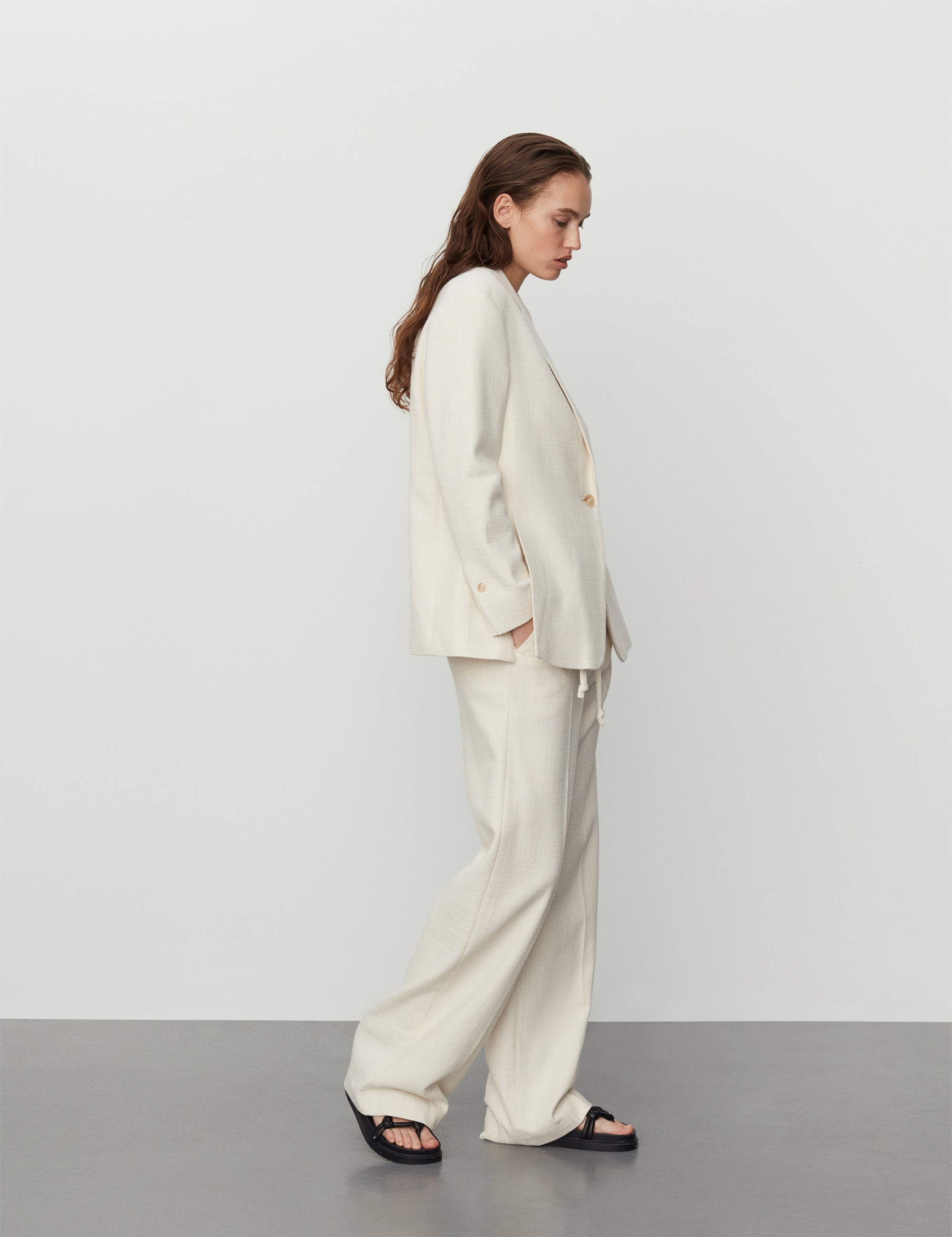 DAY Birger ét Mikkelsen Emile - Tactile Cotton Structure Blazer 110605 Jet Stream