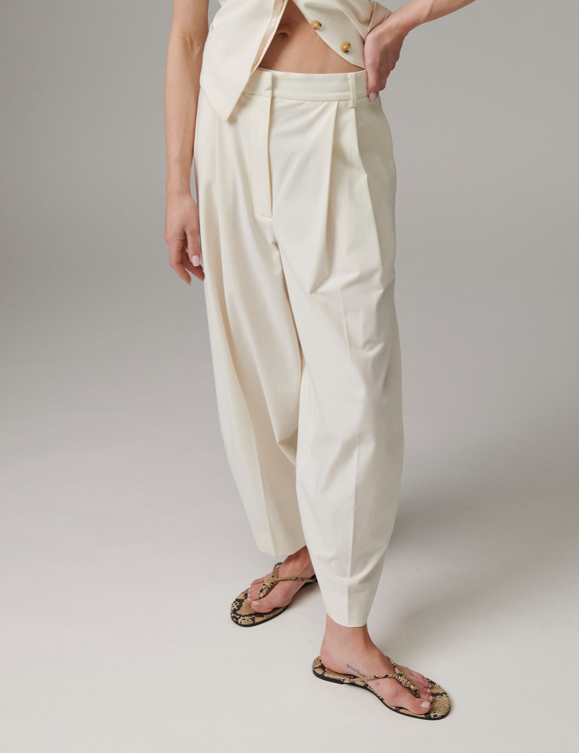 DAY Birger ét Mikkelsen Enora - Classic Gab - Pants Pants 110605 Jet Stream