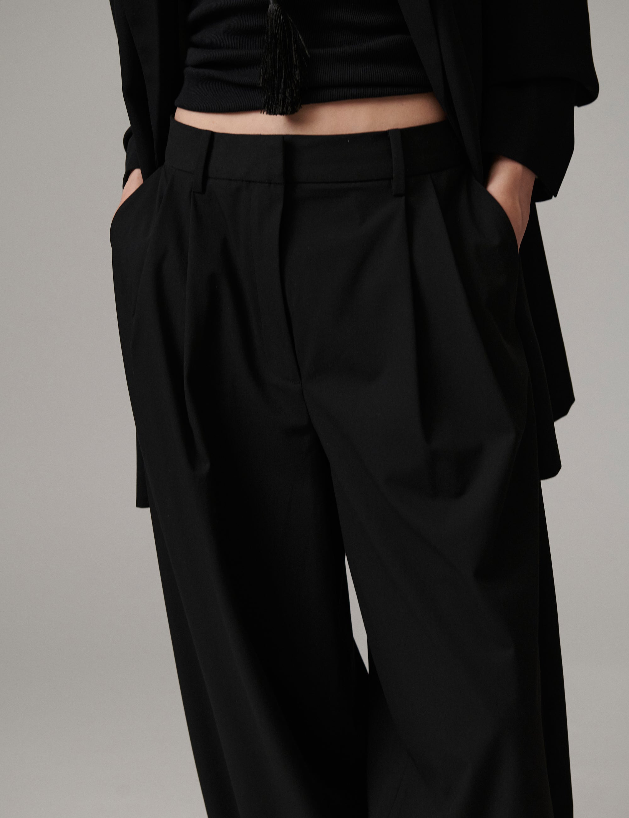 DAY Birger ét Mikkelsen Enora - Classic Gab - Pants Pants 190303 Black
