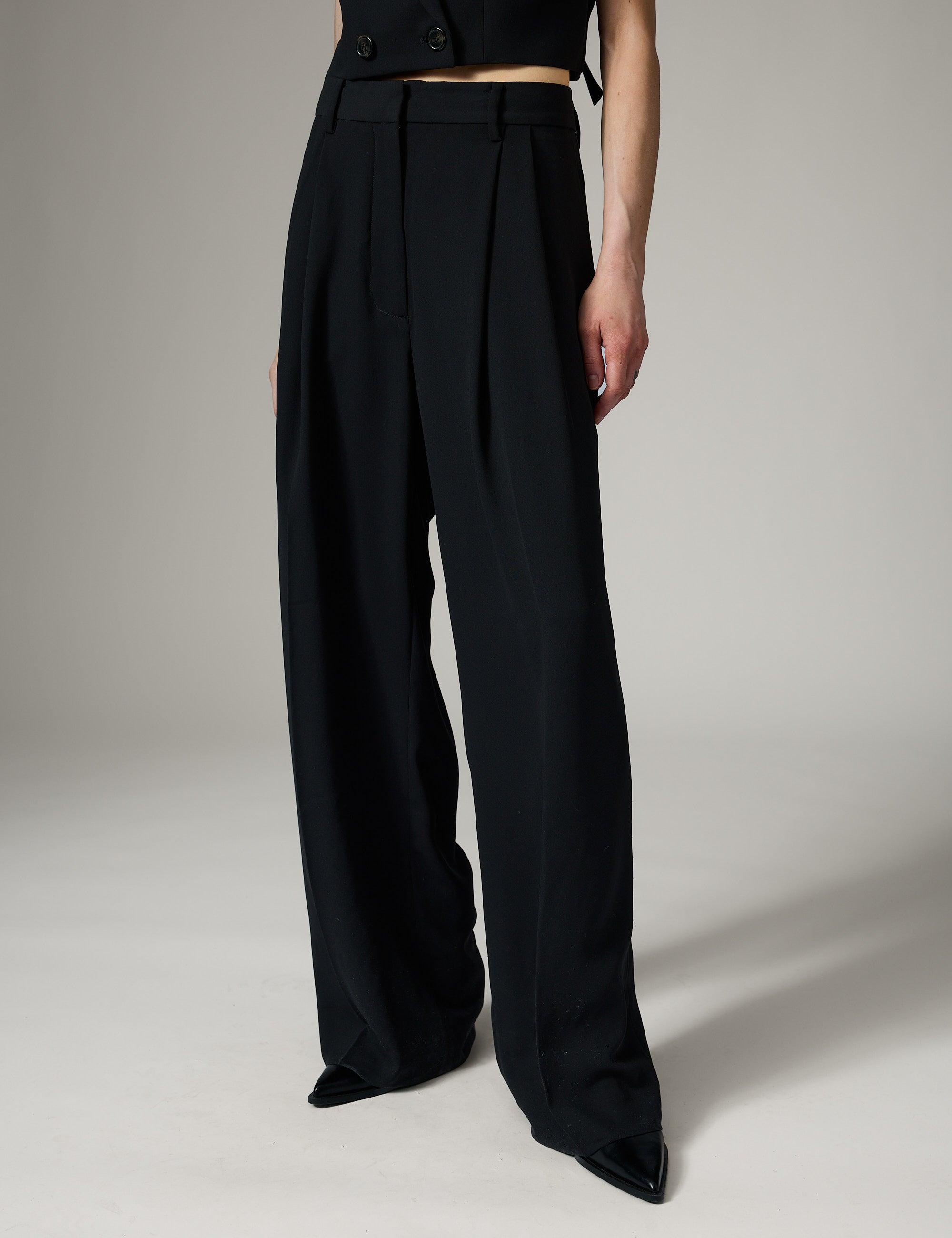 Enzo - Classic Gabardine - Pants - Black Enzo - Classic Gabardine - Pants - Black