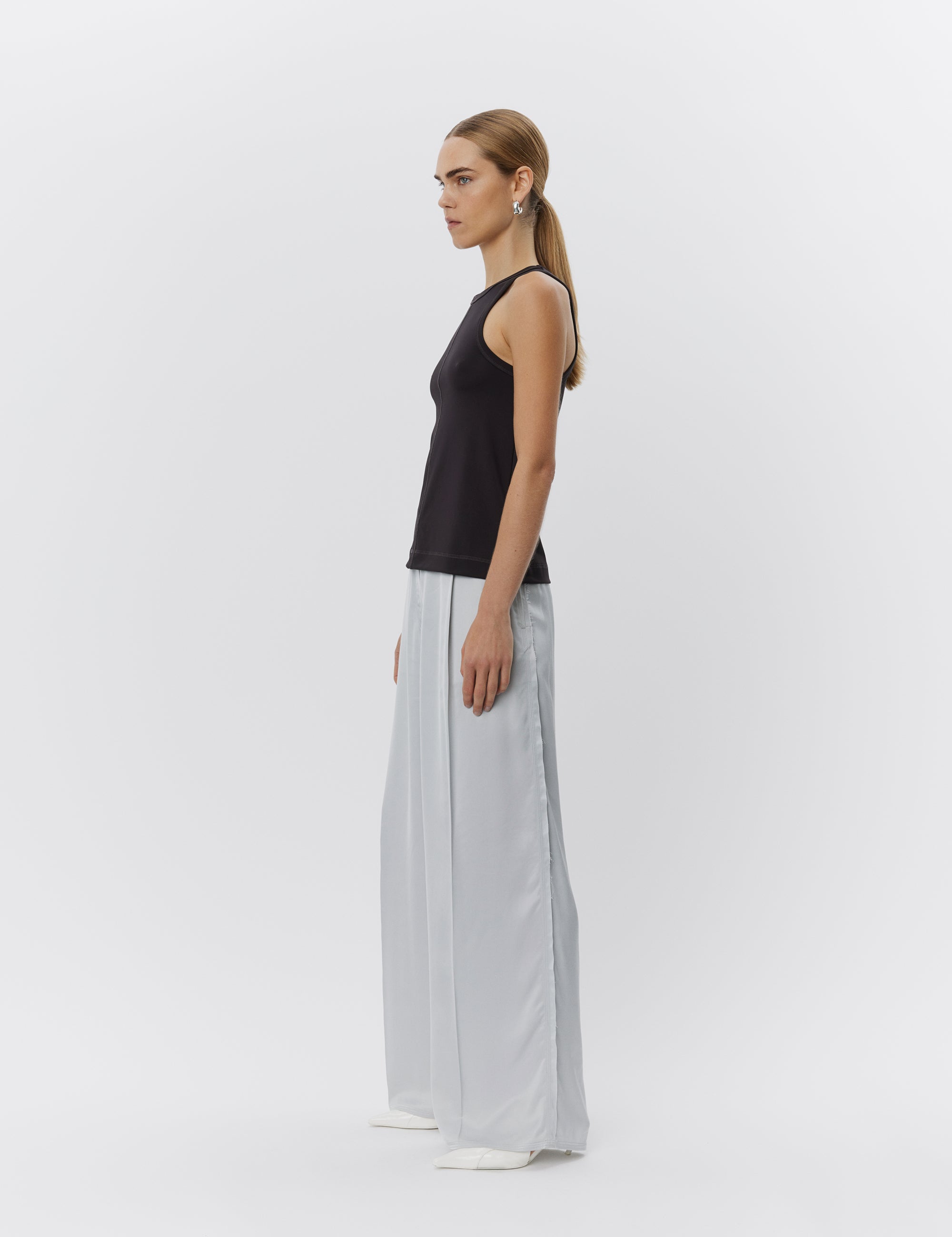 DAY Birger ét Mikkelsen Fisher - Fluid Viscose Pants 144206 PEARL BLUE