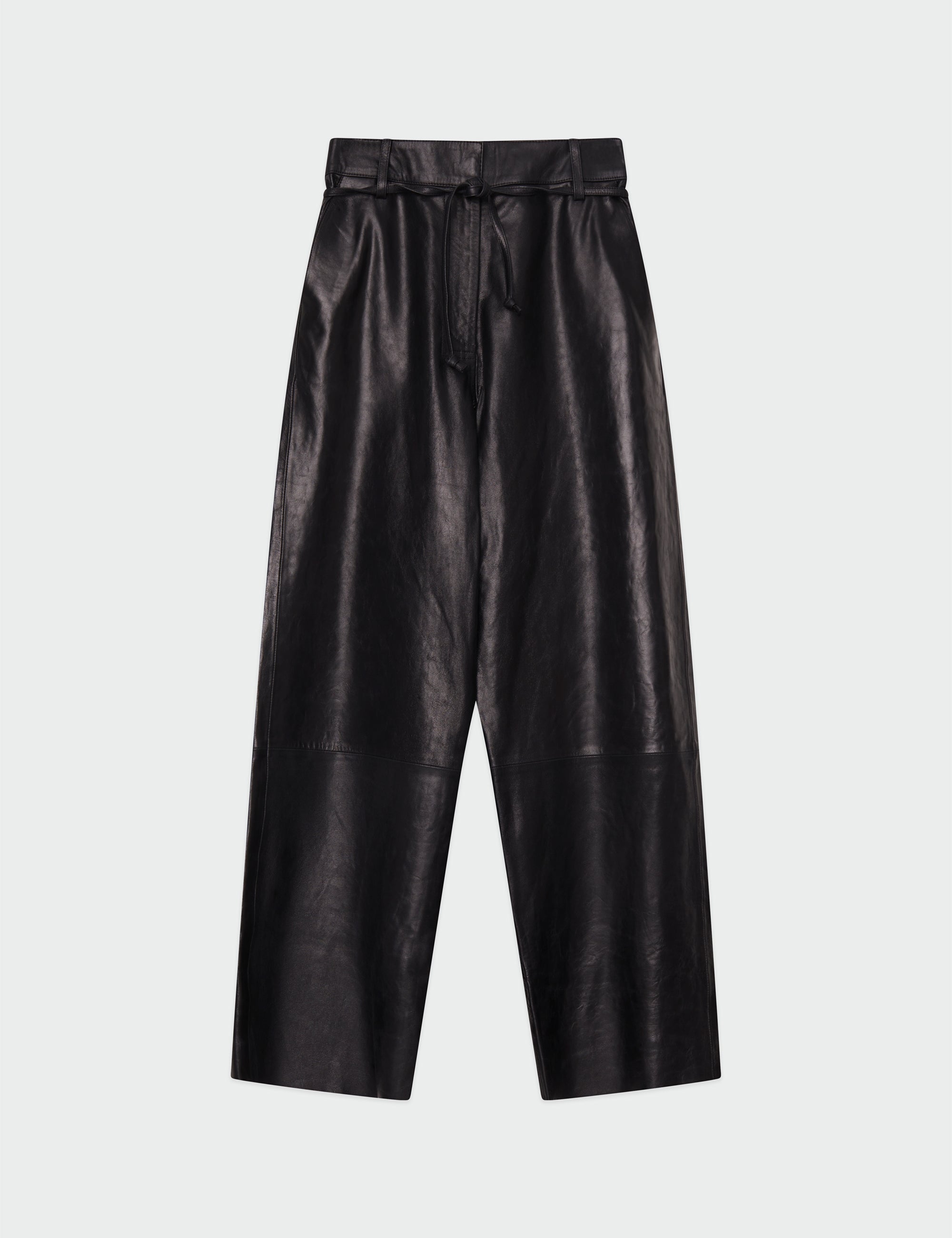 DAY Birger ét Mikkelsen Flint - Crinkled Leather Pants 190303 Black