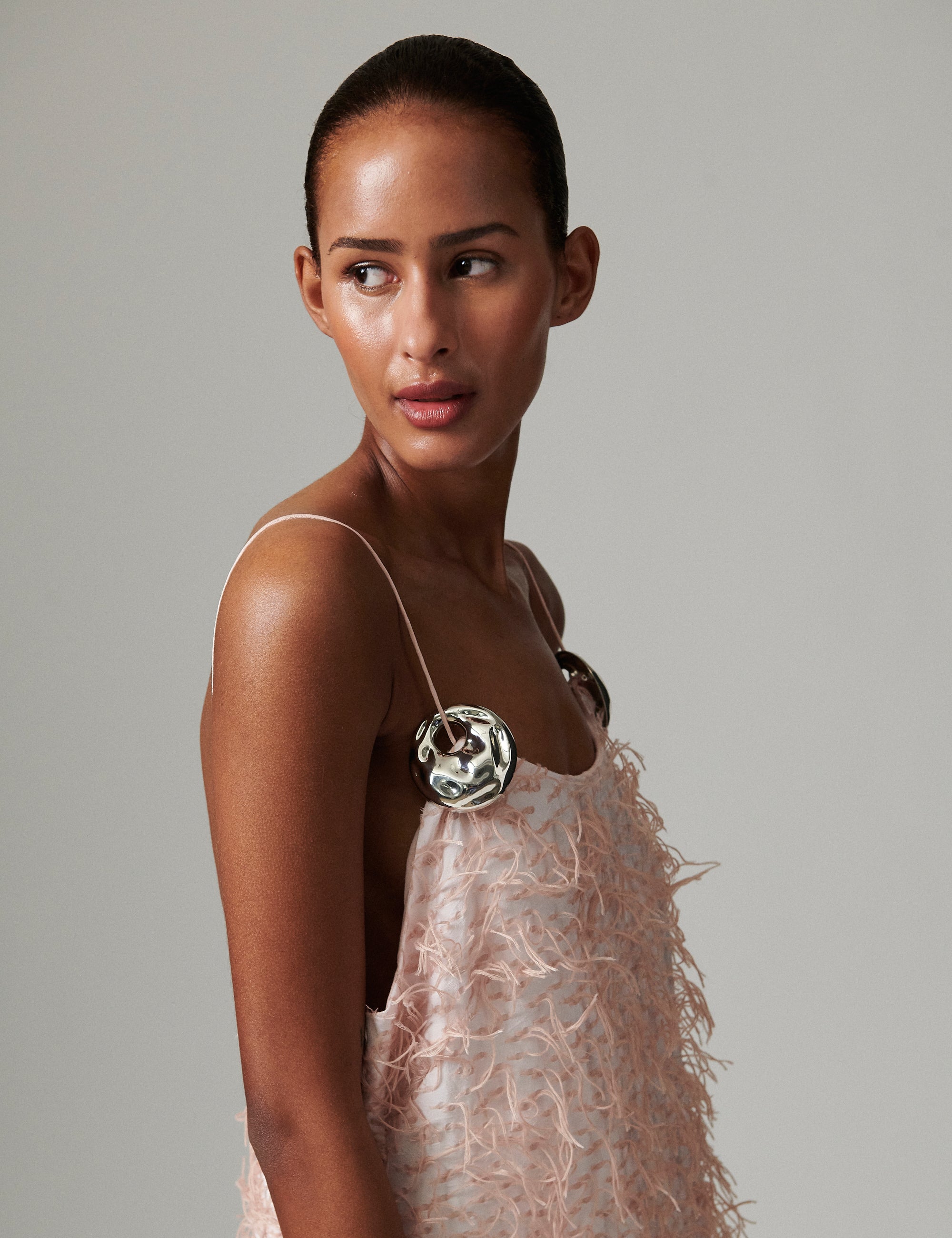 DAY Birger ét Mikkelsen Flio - Dobby Fringe Dress 112511 SHRINKING VIOLET