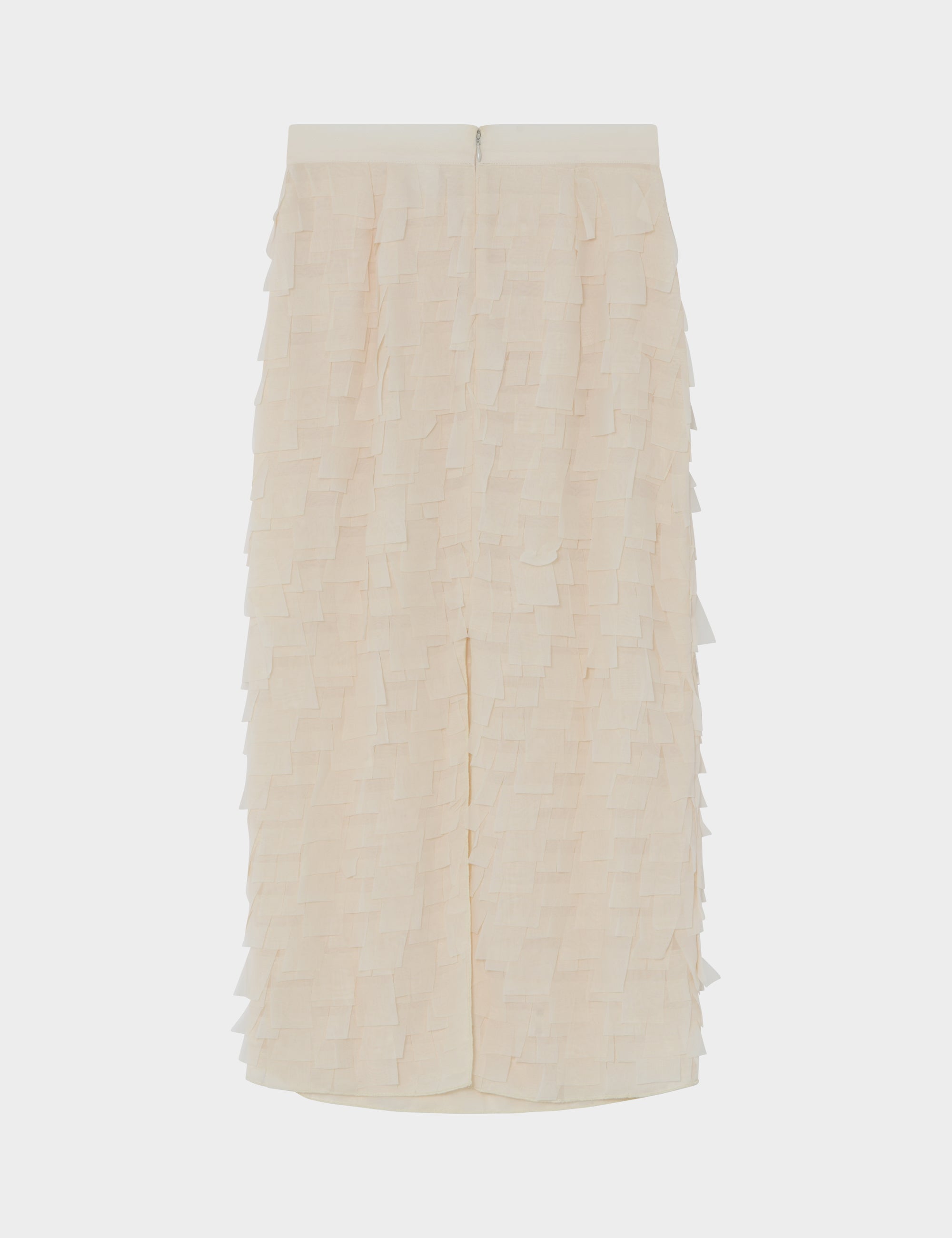 DAY Birger ét Mikkelsen Flow - Chiffon Fringe Skirt 110605 JET STREAM
