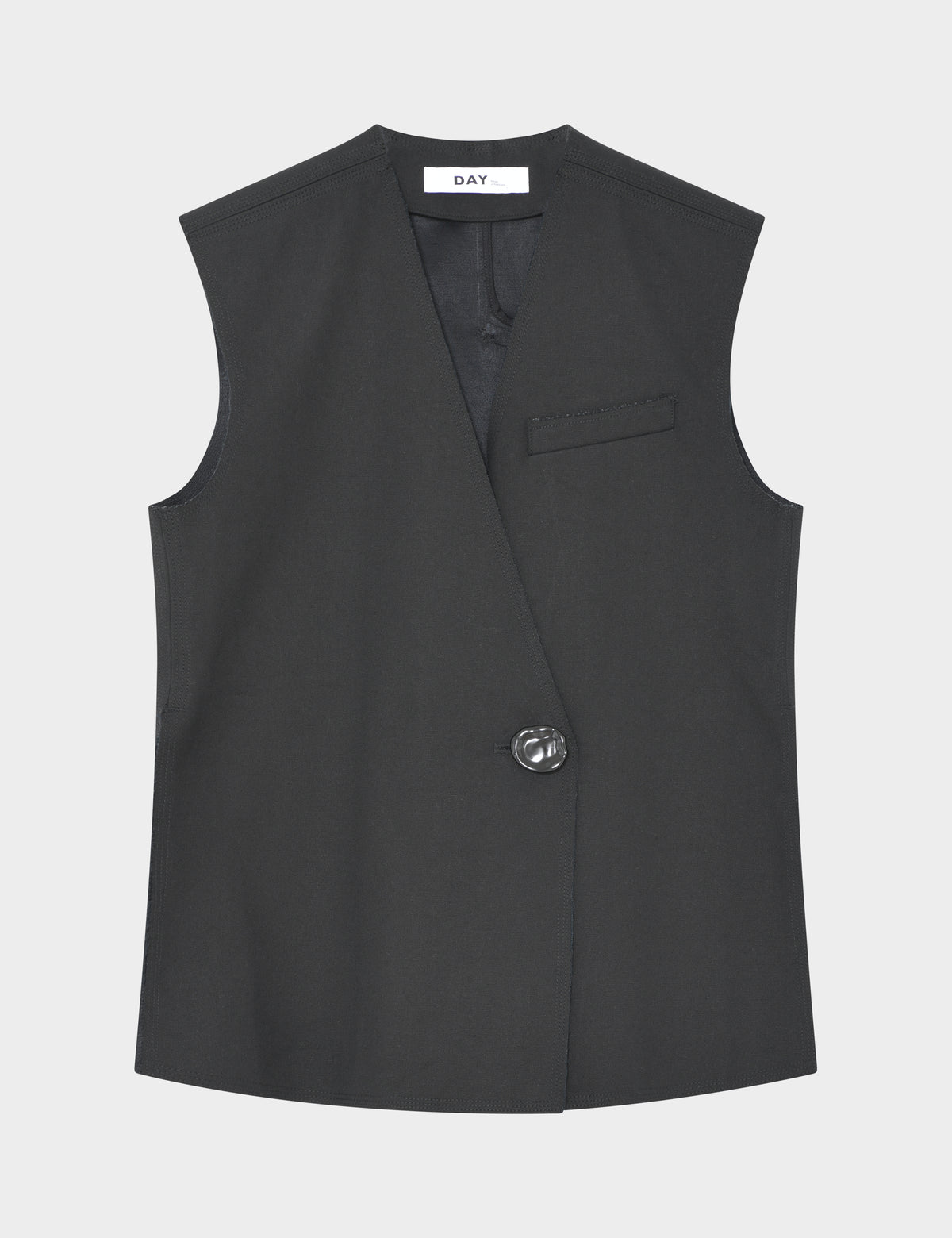 DAY Birger ét Mikkelsen Francine - Canvas Luxe Waistcoat 190303 Black