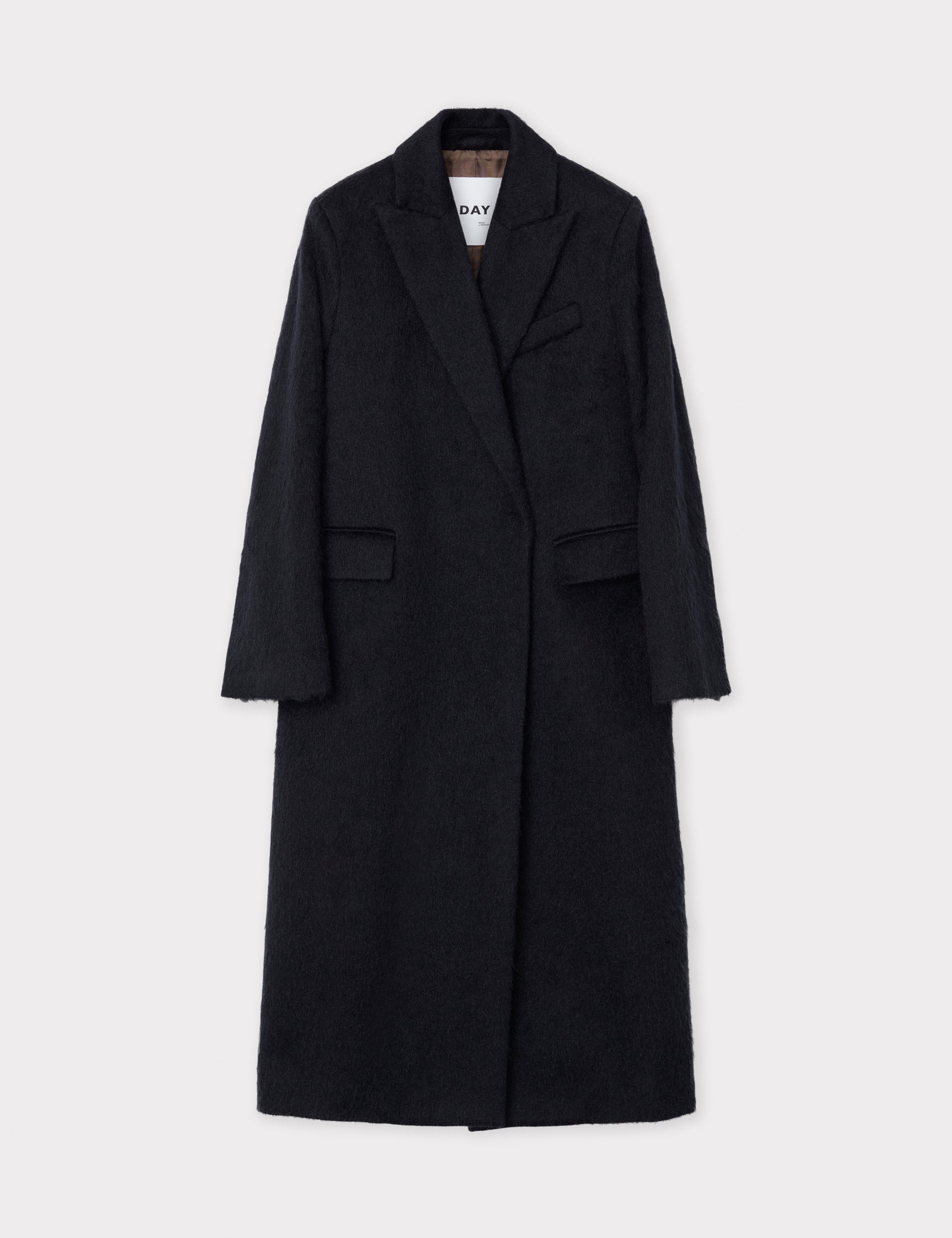 DAY Birger ét Mikkelsen Franka - Fuzzy Autumn Coats 190303 BLACK