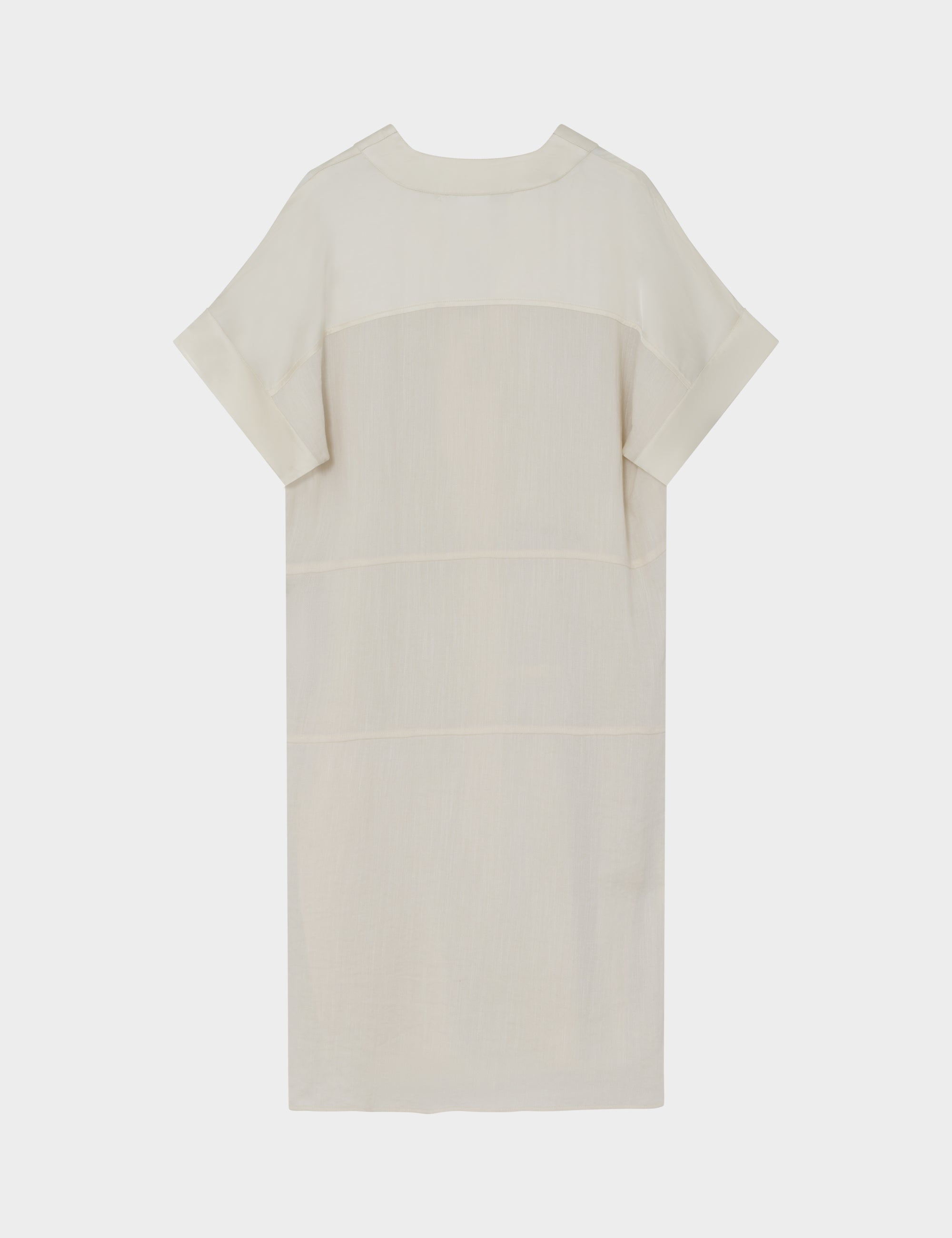 DAY Birger ét Mikkelsen Garson - Contrast Linen Dress 110605 JET STREAM